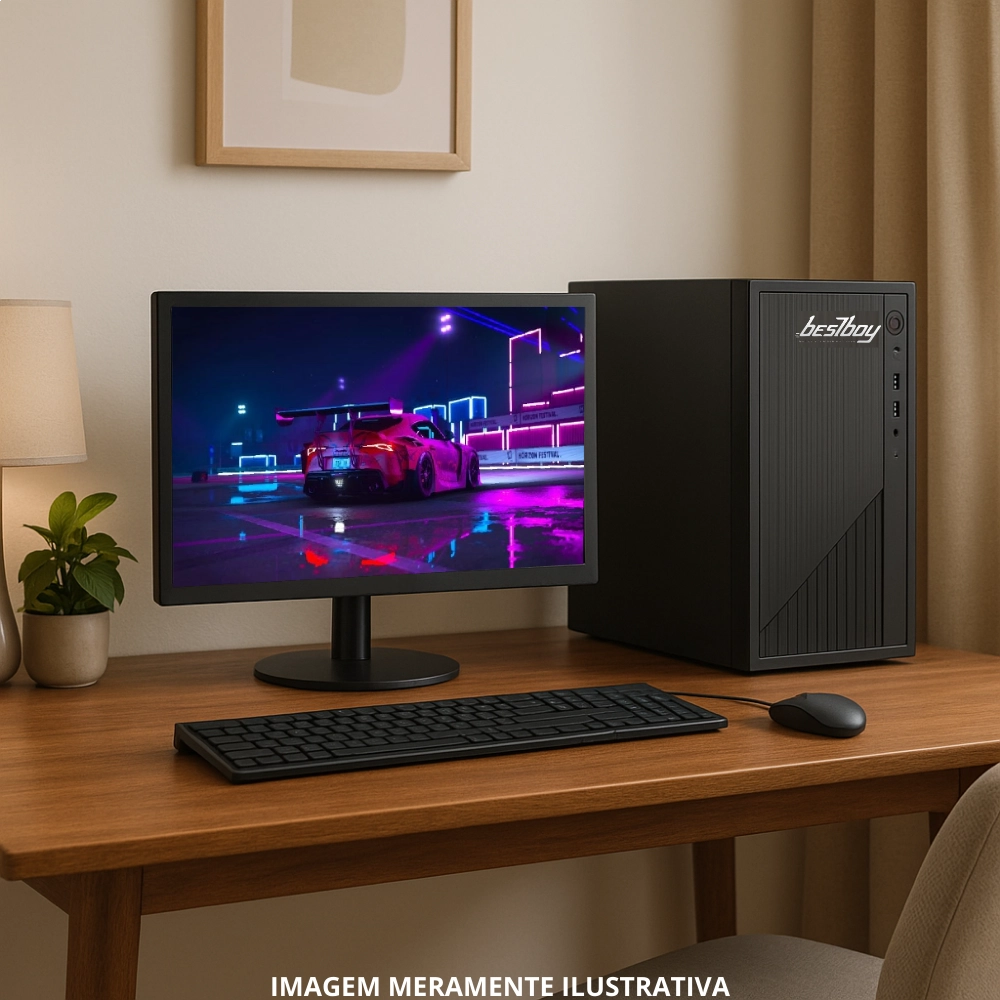 Computador Office Completo Intel Core I5 16 Gb de Ram Hd 1 Tb Monitor 15" Windows 10 Trial - BestBoy