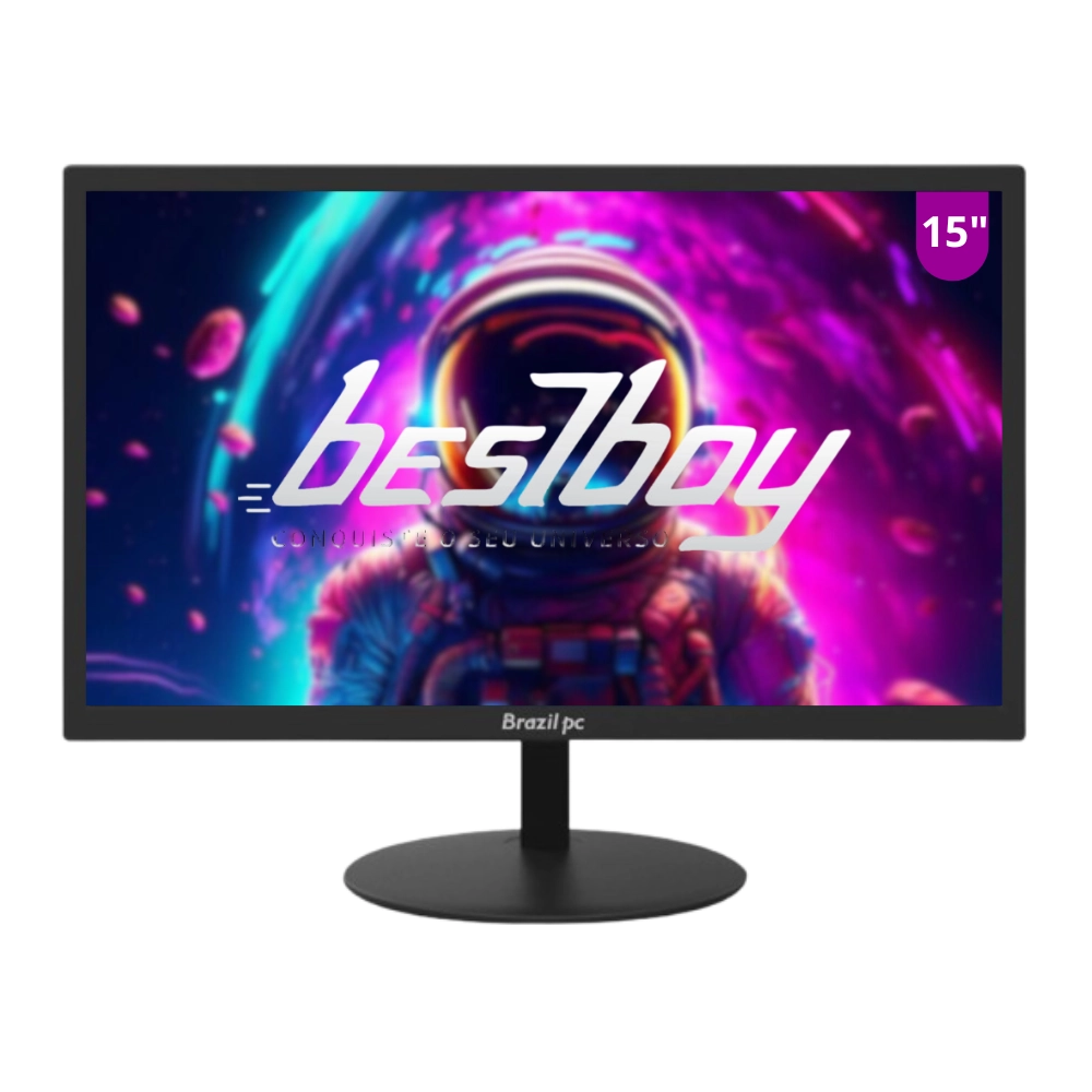 Computador Pc Cpu Completo Intel Core I3 4gb Ssd 128 Gb Monitor 15" - Windows 10 Trial Bestboy