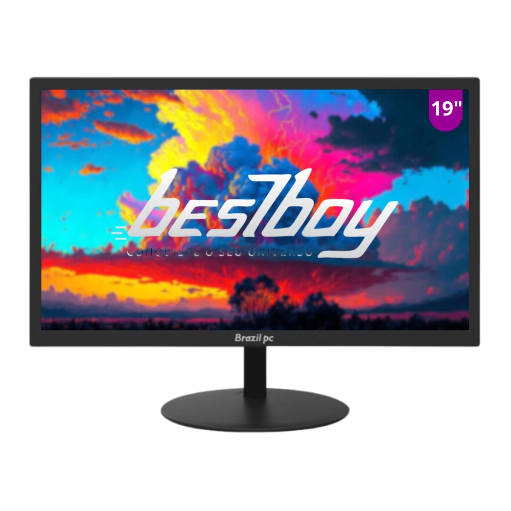 Computador Pc Cpu Completo Intel Core I5 8gb Ssd 256gb Windows 10 Trial Monitor 19 Led Hdmi Kit BestBoy