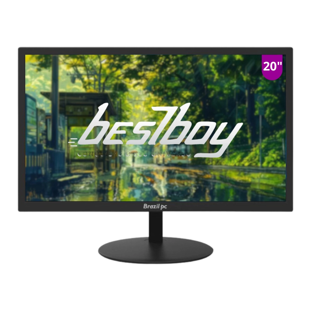 Computador Pc Office Completo Bestboy Intel Core I5 3º 8GB RAM SSD 480GB Kit Teclado Mouse Monitor 20