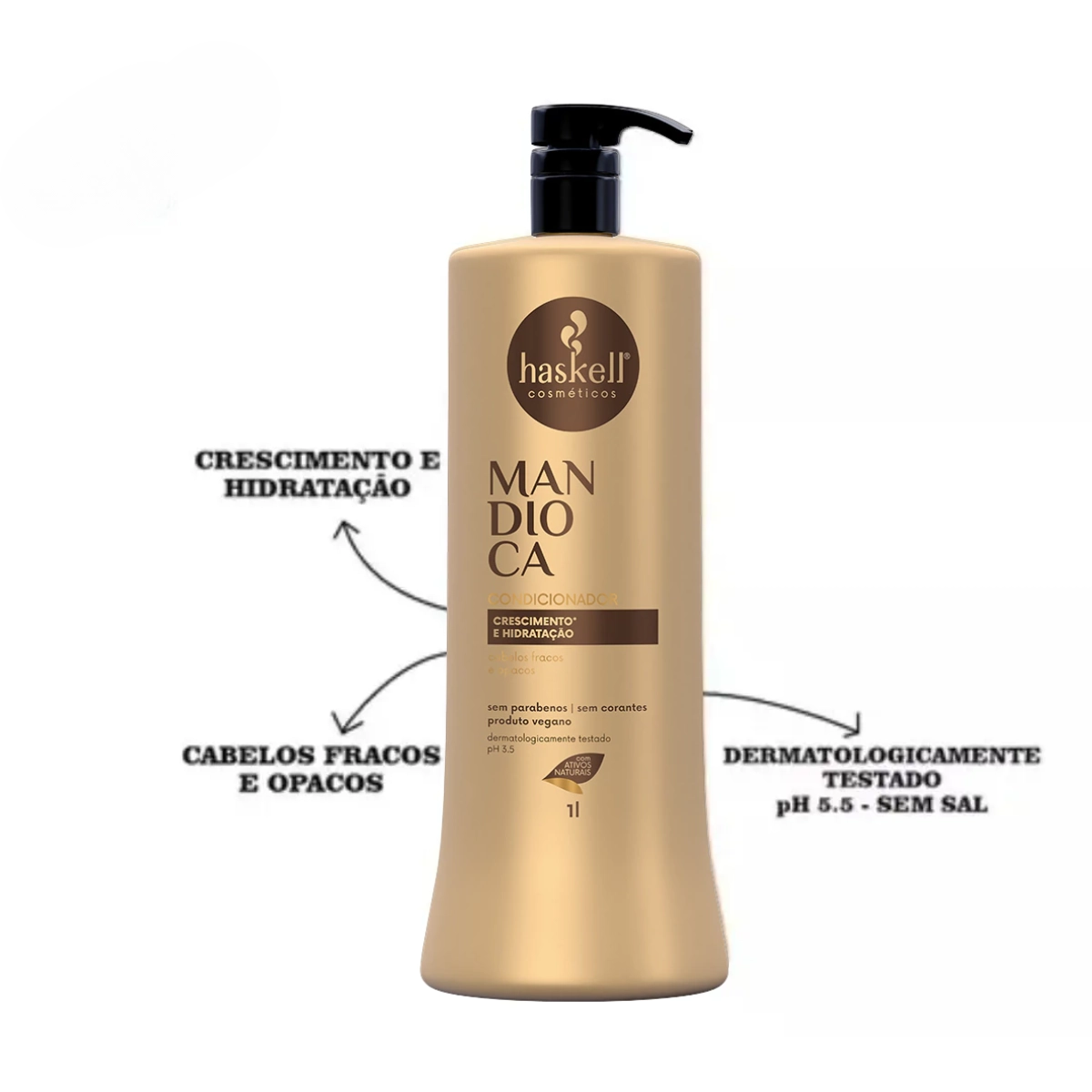 CONDICIONADOR CAPILAR MANDIOCA 1L HASKELL