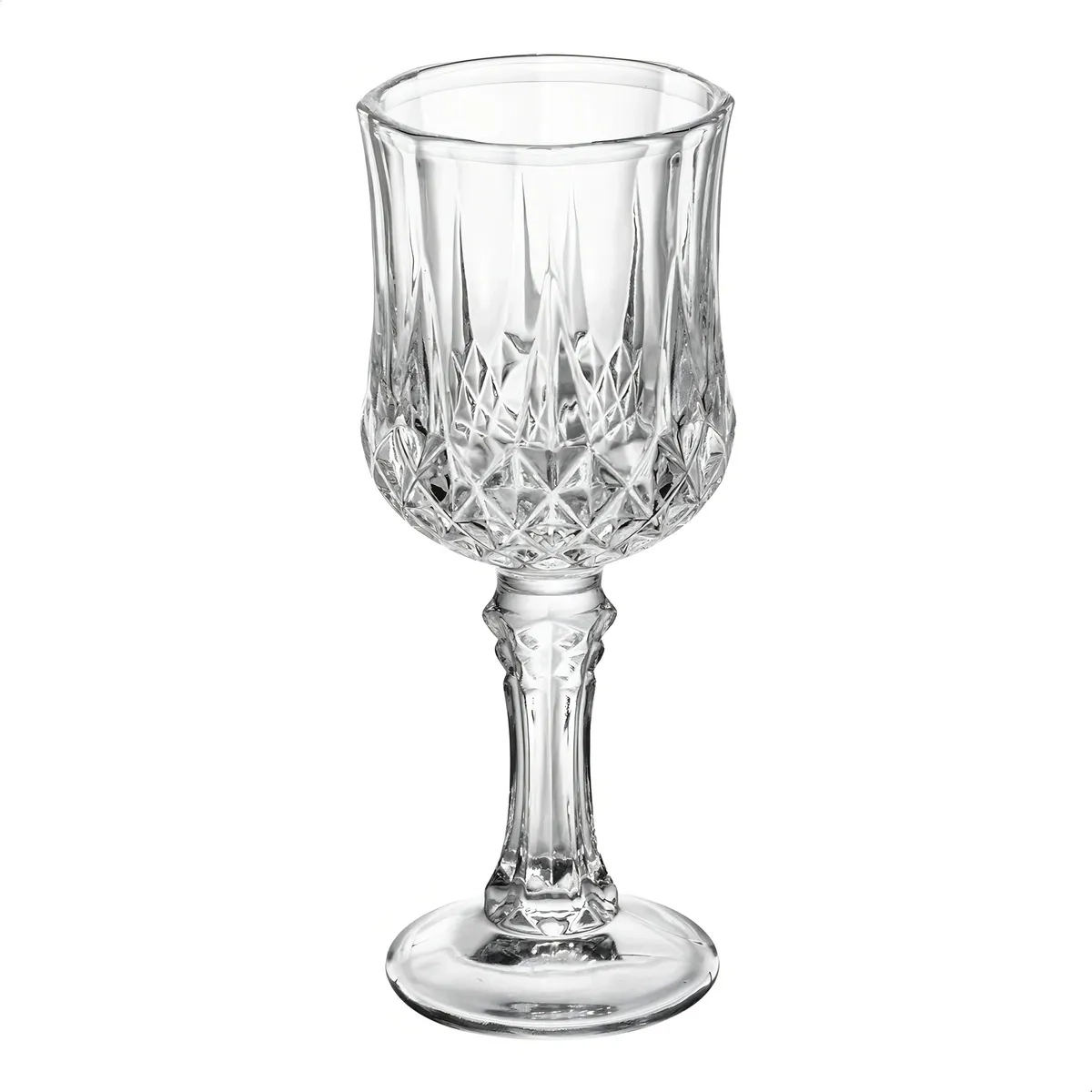 CONJUNTO 6 TAÇAS DE VIDRO PARA LICOR LYOR DIAMANTE 50ML CONJUNTO 6 TAÇAS DE VIDRO PARA LICOR LYOR DIAMANTE 50ML