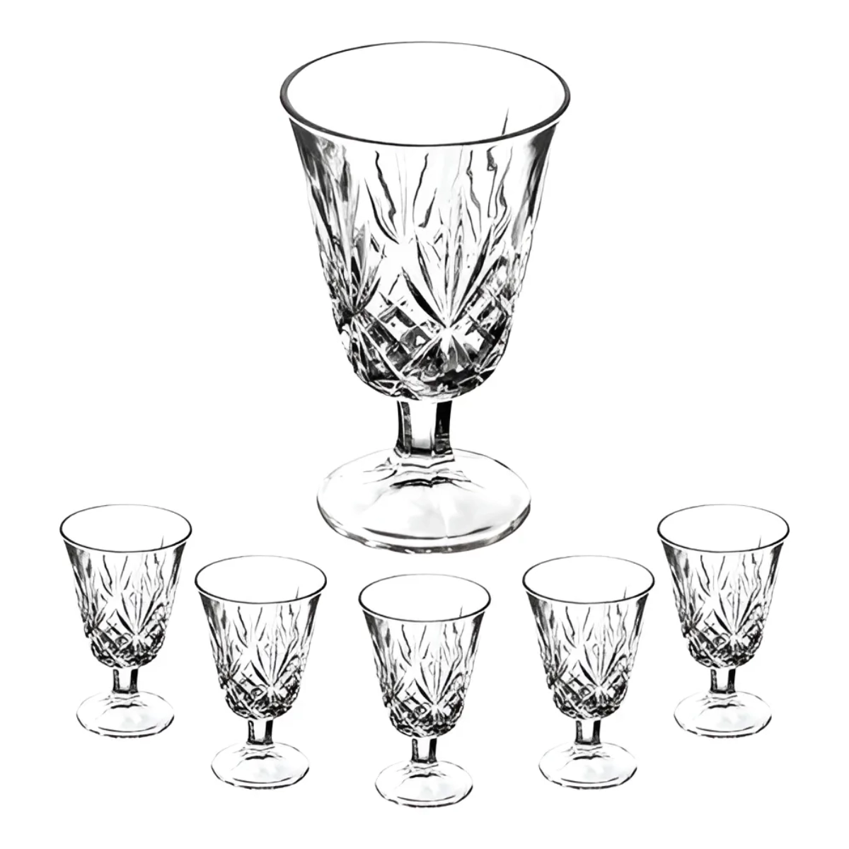 CONJUNTO DE 6 TAÇAS VIDRO PARA ÁGUA DUBLIN 250ML