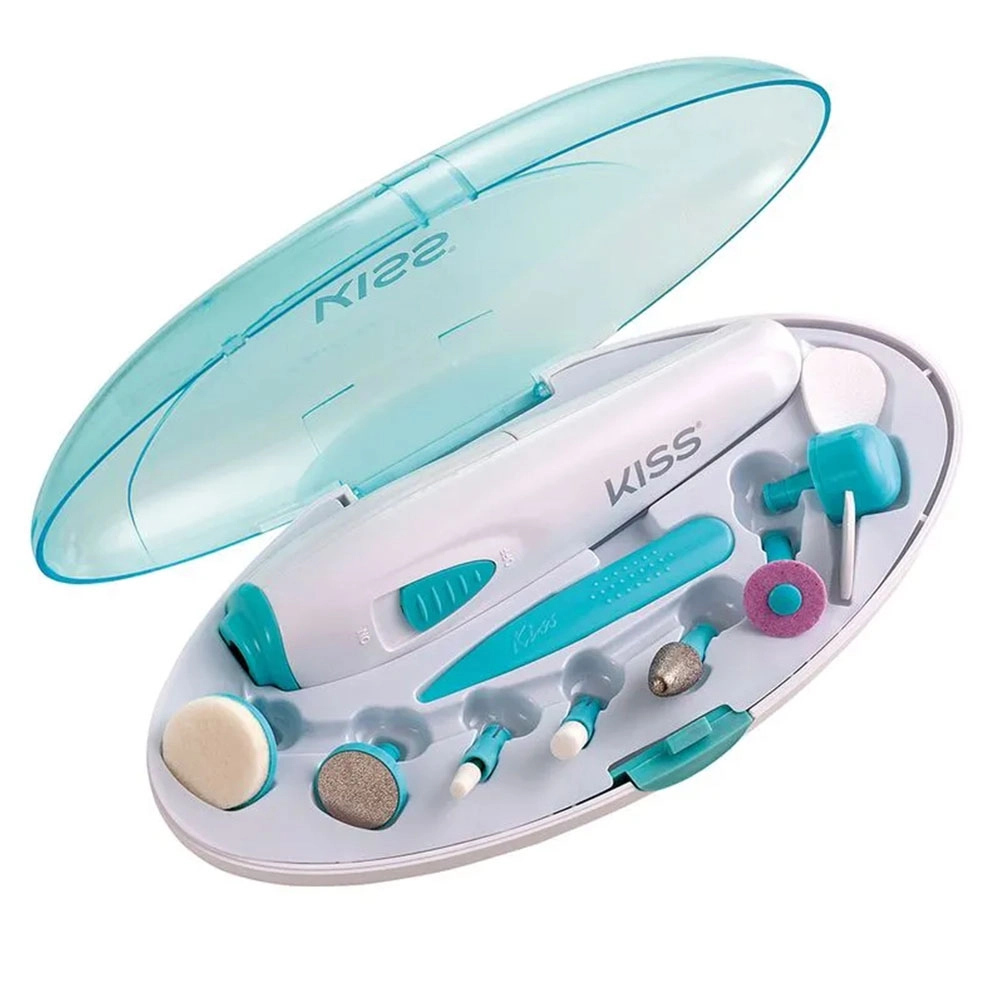 CONJUNTO DE LIXA ELÉTRICA POWER FILE TO GO KISS NEW YORK 2462BR