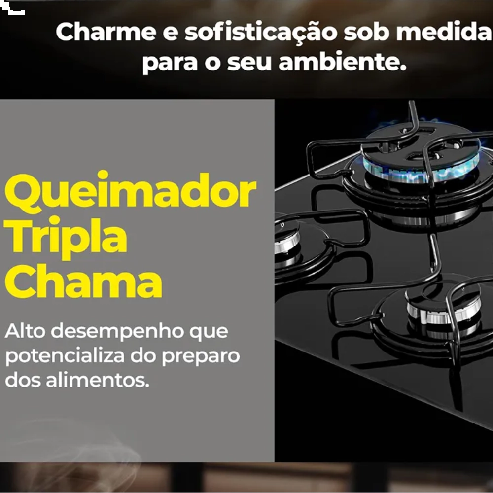 Cooktop 4 Bocas Fg4004avp a Gás Cooktop 4 Bocas Fg4004avp a Gás