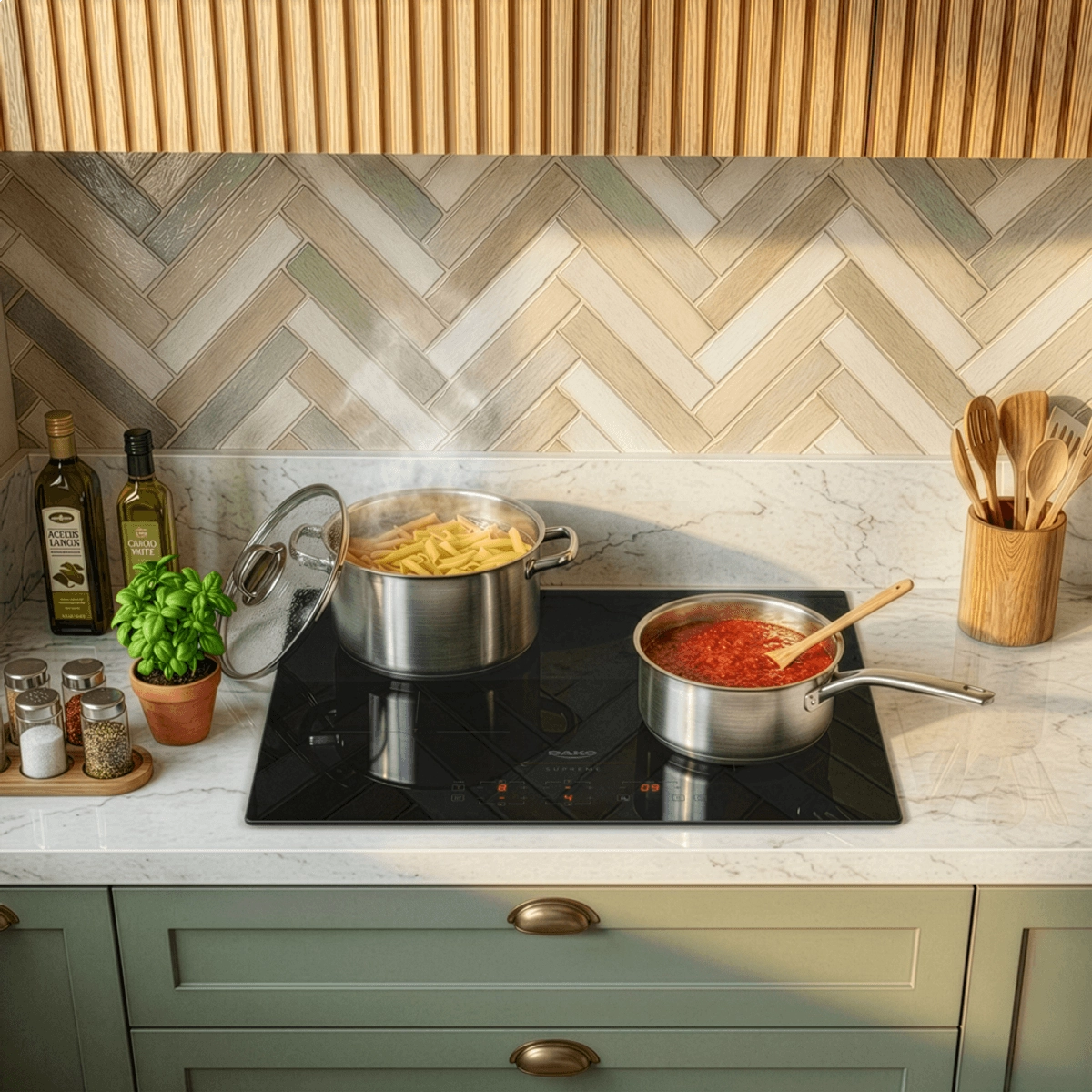 COOKTOP DE INDUÇÃO 4 BOCAS DAKO SUPREME PRETO 220V