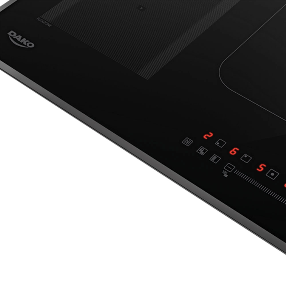 COOKTOP DE INDUÇÃO DAKO SELECT 5 BOCAS C/ 2 ZONAS FLEXÍVEIS 220V COOKTOP DE INDUÇÃO DAKO SELECT 5 BOCAS C/ 2 ZONAS FLEXÍVEIS 220V