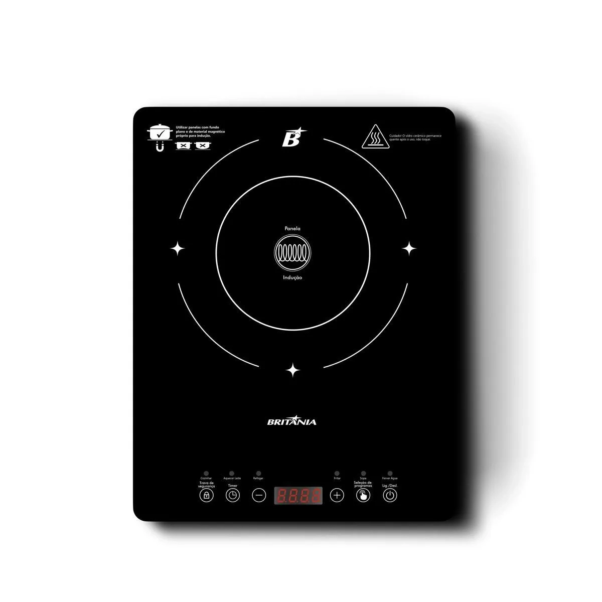 COOKTOP DE INDUÇÃO TOUCH PORTATIL 240 GRAUS BCT10A 127V