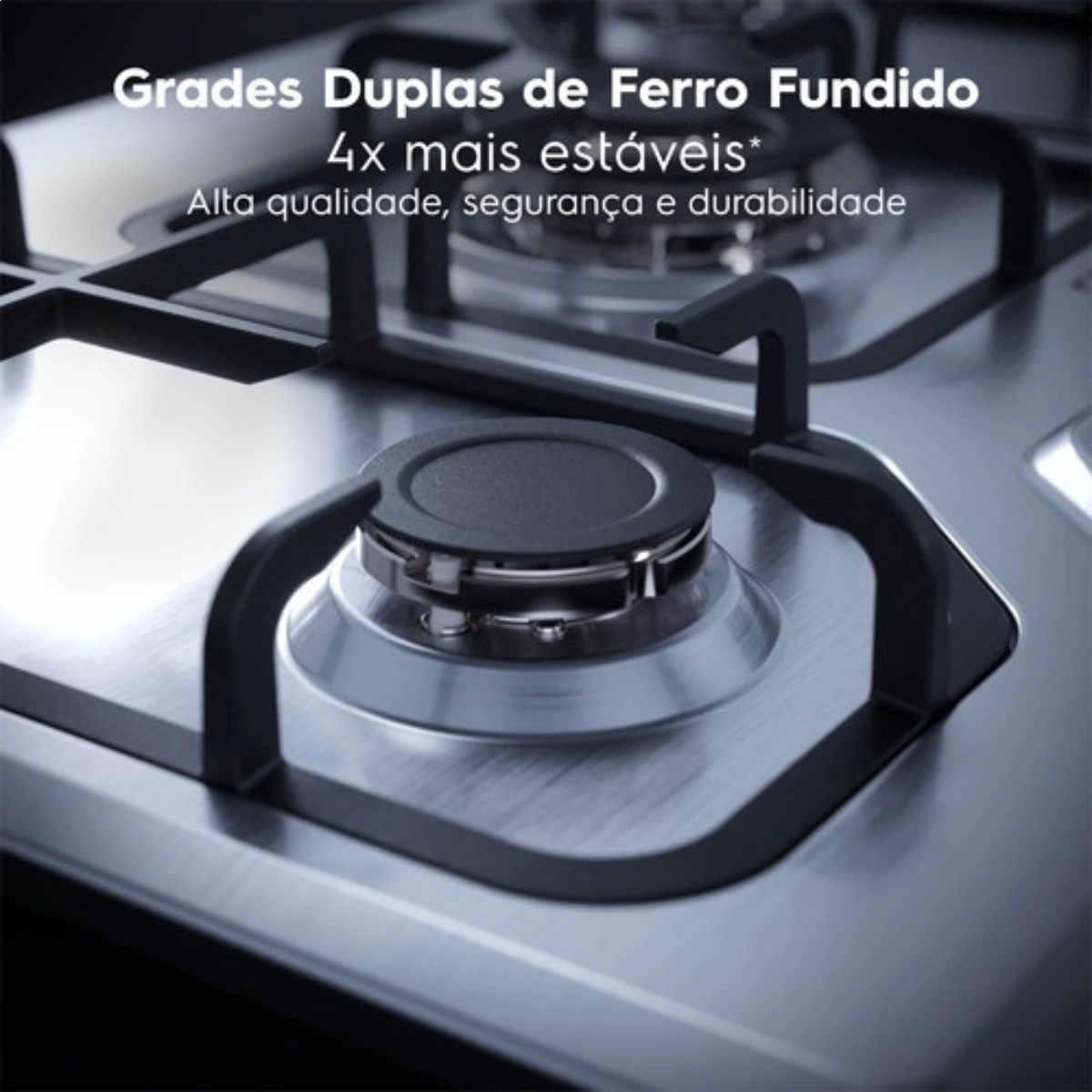 COOKTOP ELECTROLUX 5 BOCAS EXPERIENCE INOX MULTI CHAMA BIVOLT