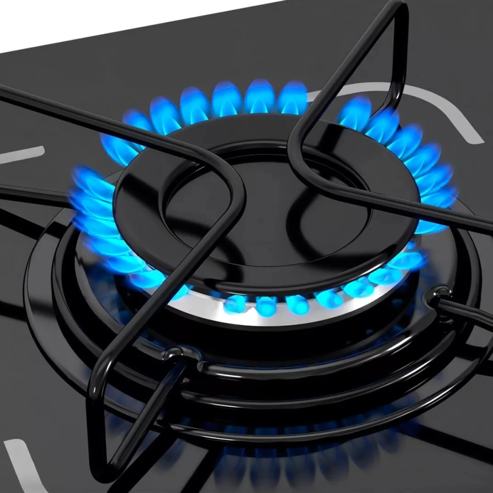 COOKTOP ITATIAIA ESSENCIAL 5 BOCAS MESA VIDRO PRETO BIVOLT