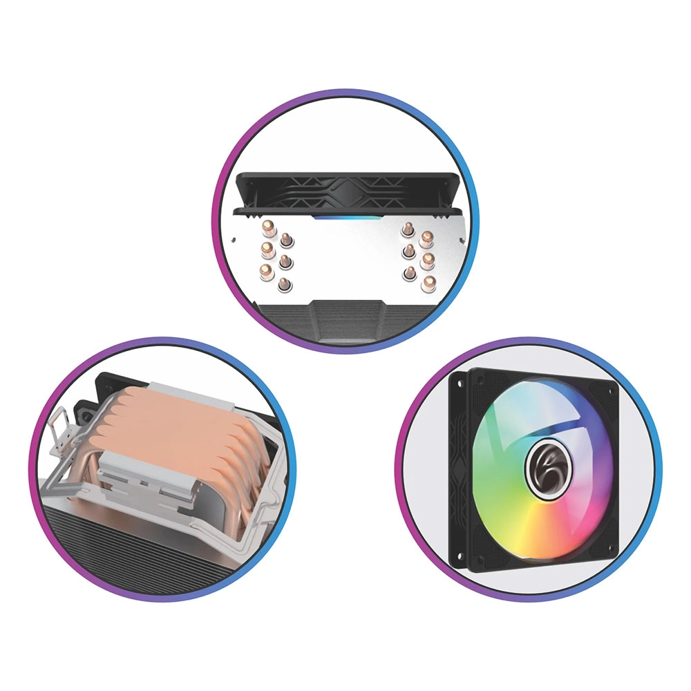 COOLER GAMER BRAZILPC RGB PARA INTEL/AMD CL-SA02