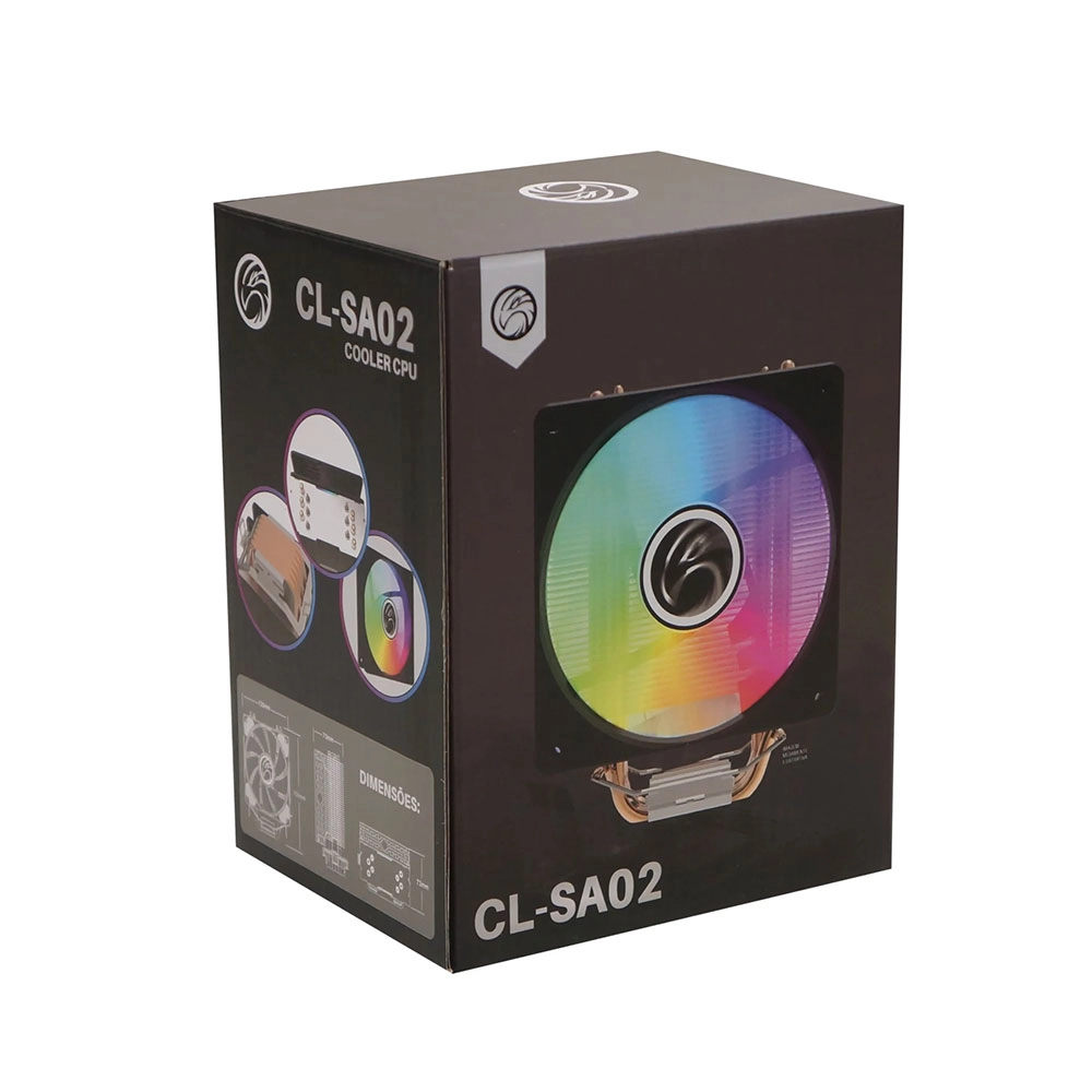 COOLER GAMER BRAZILPC RGB PARA INTEL/AMD CL-SA02