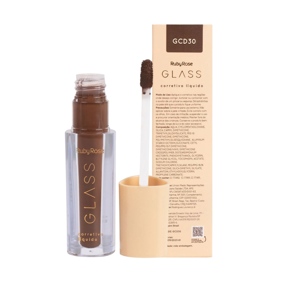 CORRETIVO LÍQUIDO GCD30 GLASS RUBY ROSE