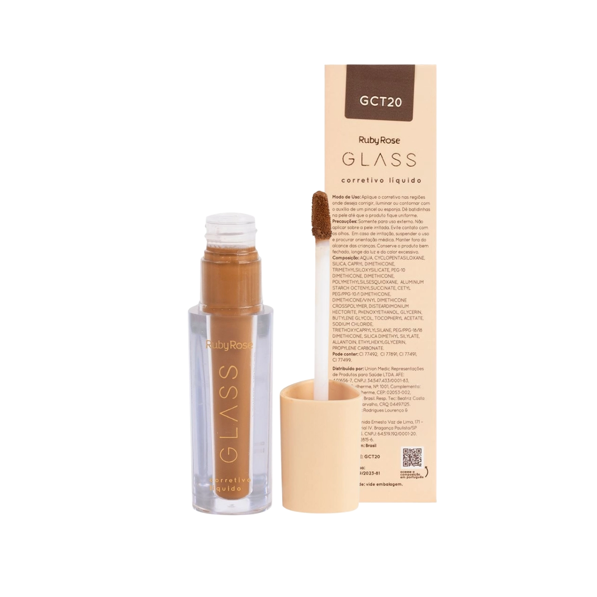 CORRETIVO LÍQUIDO GCT20 GLASS RUBY ROSE