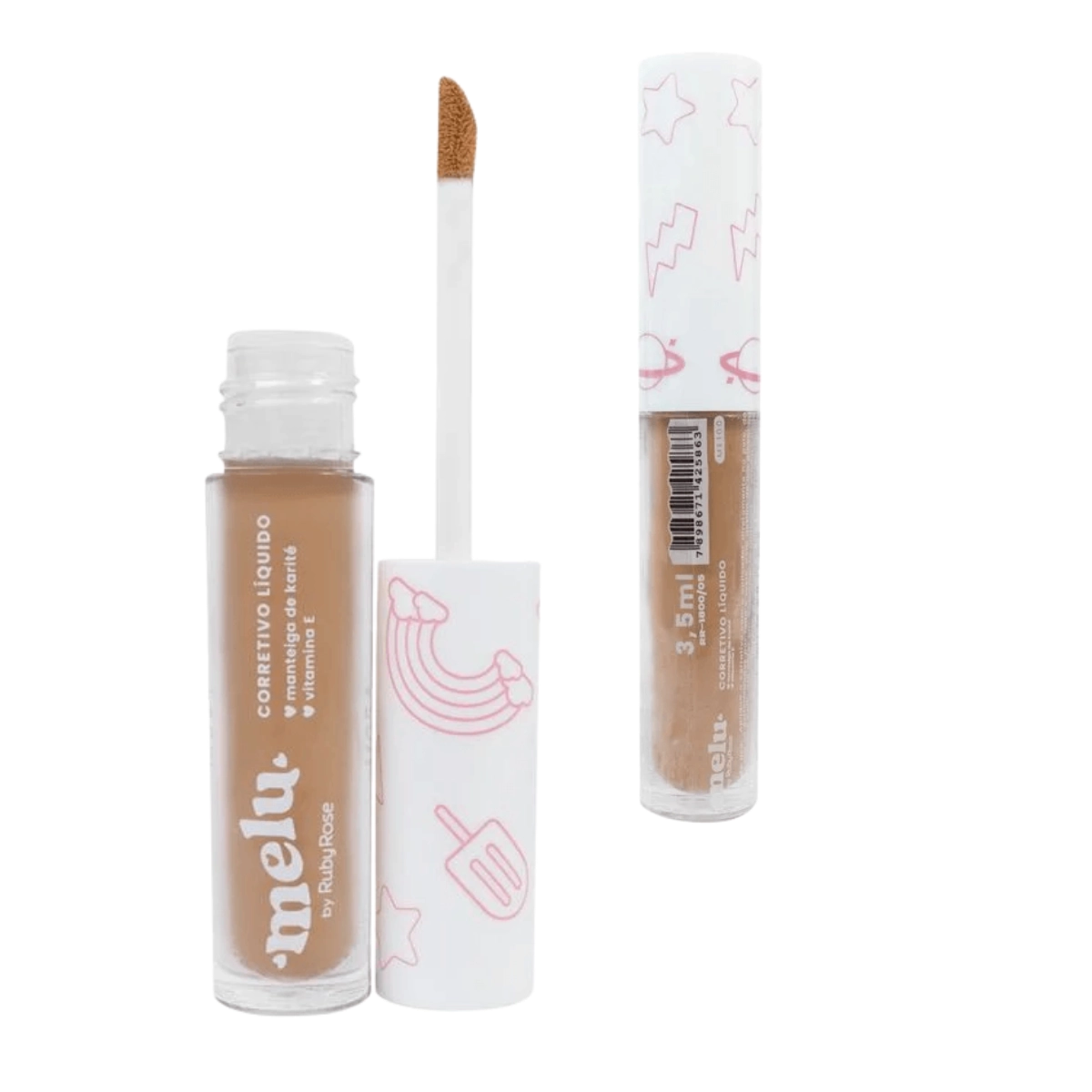 CORRETIVO LÍQUIDO MELU BY RUBY ROSE RR1800 ME100