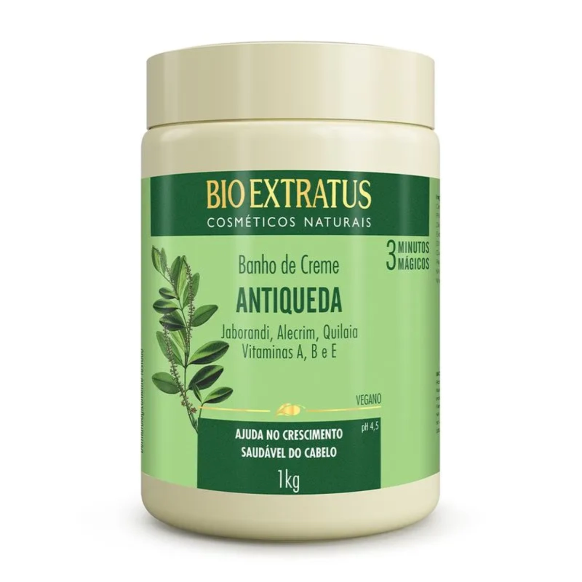 CREME ANTIQUEDA VEGANO JABORANDI BIOEXTRATUS  1KG