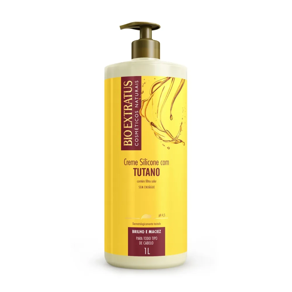 CREME CAPILAR SILICONE COM TUTANO E FILTRO SOLAR 1 LITRO