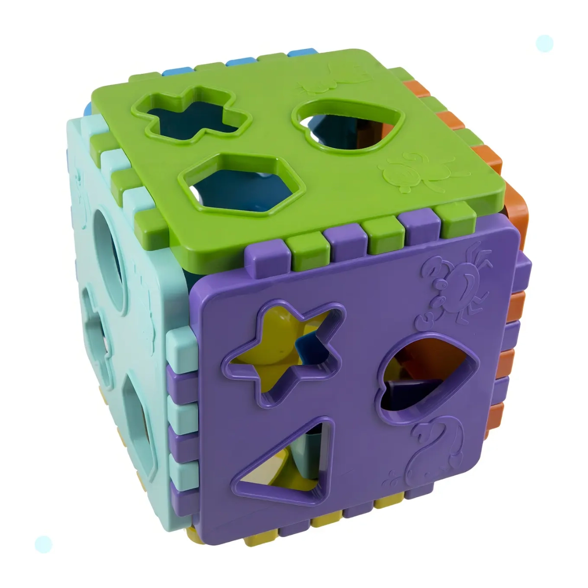CUBO EDUCATIVO DE ENCAIXAR FORMAS EDUCA MAIS KENDY BEBE CUBO EDUCATIVO DE ENCAIXAR FORMAS EDUCA MAIS KENDY BEBE