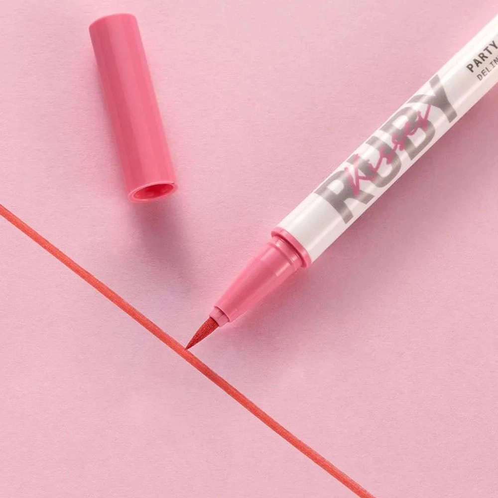 DELINEADOR EM CANETA PARTY PROOF ROSA RUBY KISSES 