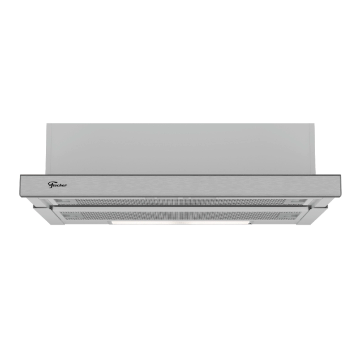 DEPURADOR E EXAUSTOR DE EMBUTIR FISCHER SLIM 60 CM FRONTAL INOX 220V