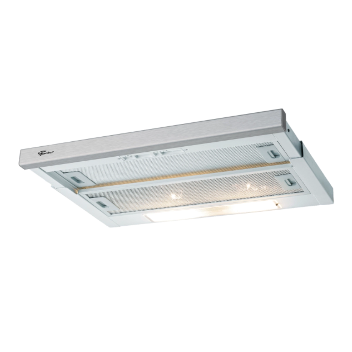 DEPURADOR E EXAUSTOR DE EMBUTIR FISCHER SLIM 60 CM FRONTAL INOX 220V