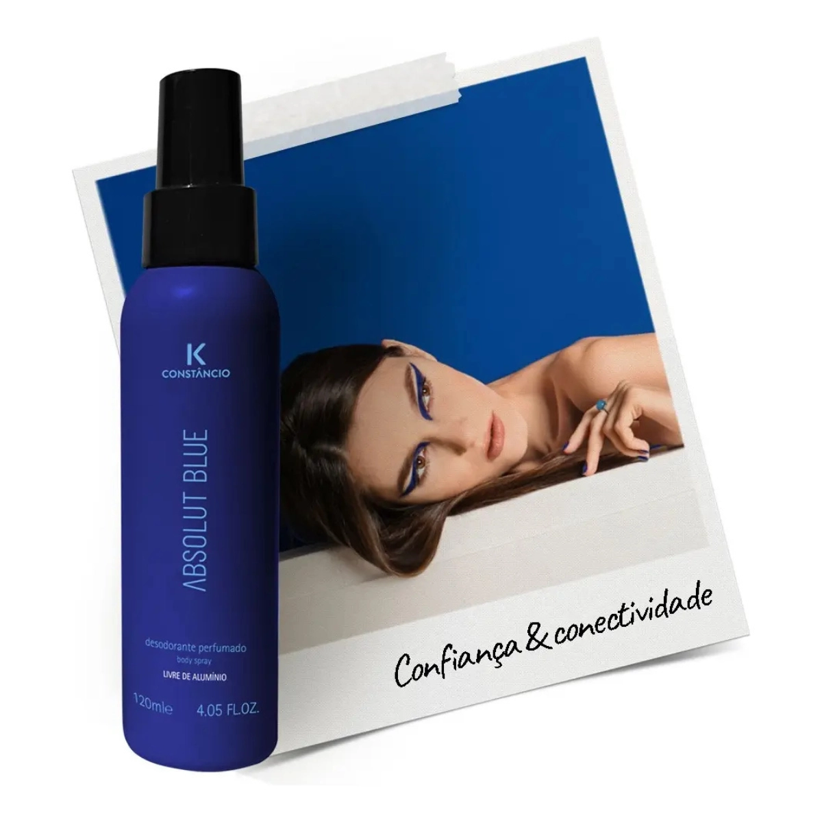 DESODORANTE PERFUMADO ABSOLUT BLUE K CONSTÂNCIO 120ML DESODORANTE PERFUMADO ABSOLUT BLUE K CONSTÂNCIO 120ML