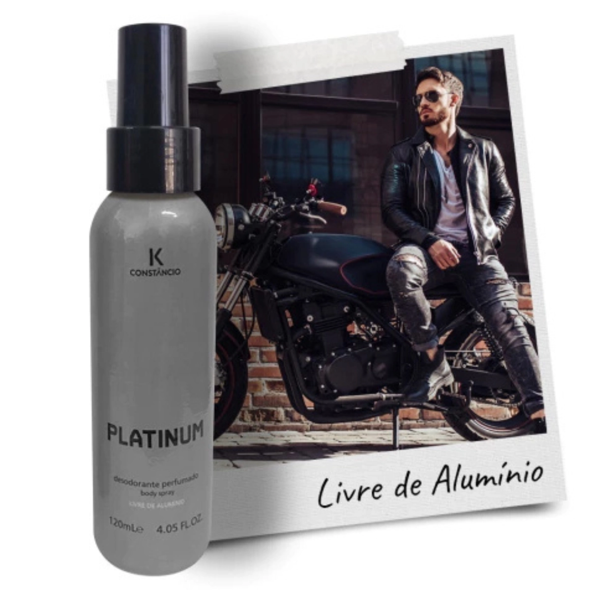 DESODORANTE PERFUMADO PLATINUM K CONSTÂNCIO 120ML DESODORANTE PERFUMADO PLATINUM K CONSTÂNCIO 120ML