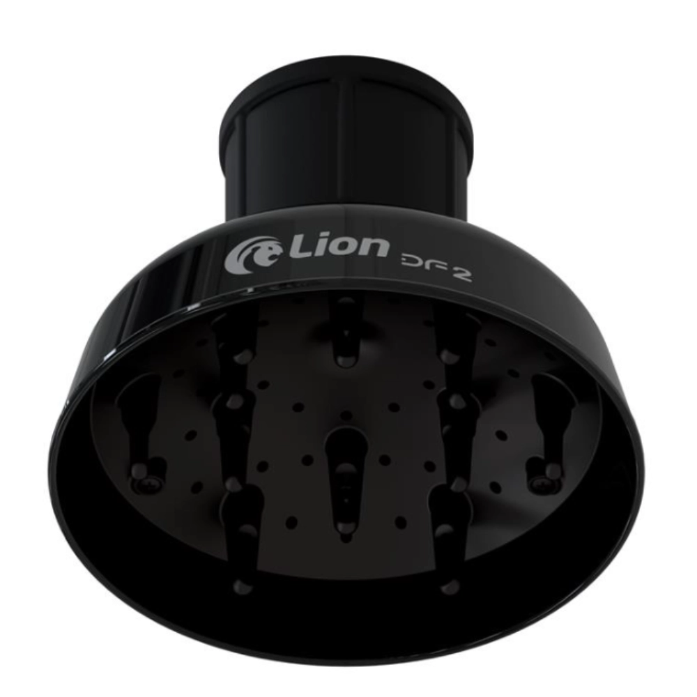 Difusor Secador Cabelo Cachos Universal Lion DF2 - Preto Difusor Secador Cabelo Cachos Universal Lion DF2 - Preto