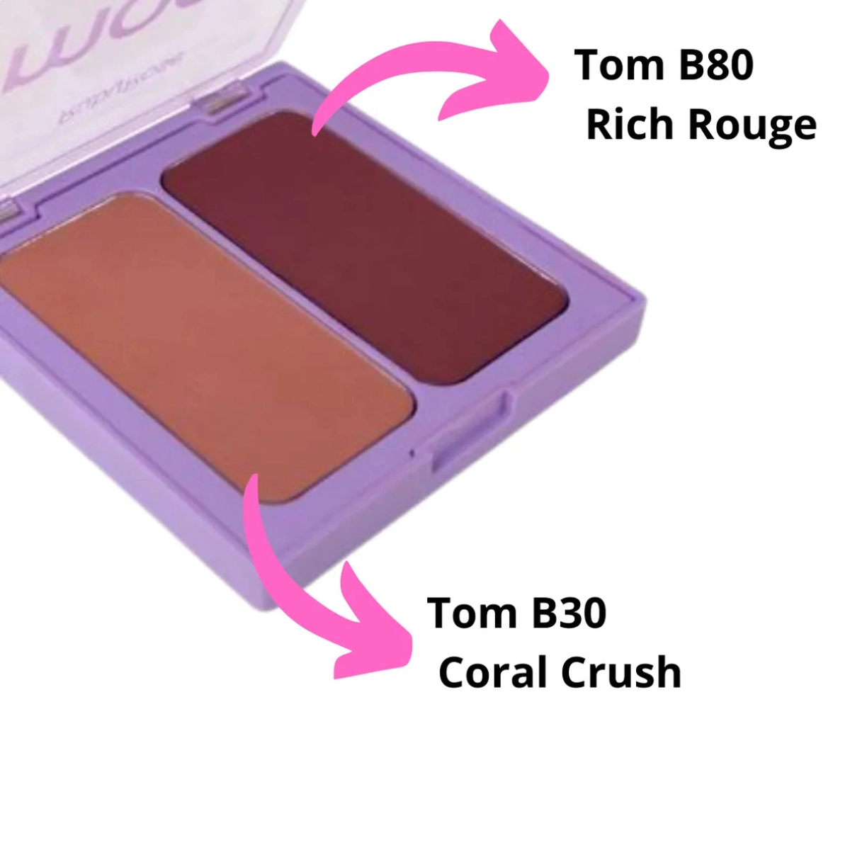 DUO BLUSH MOOD CORAL CRUSH E RICH ROUGE B8701 RUBYROSE