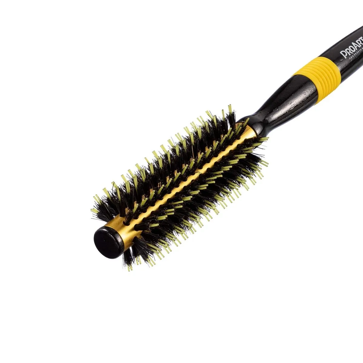 ESCOVA DE CABELO METALICA PRO AMARELA 15MM TÉRMICA CERDAS DUPLAS ESCOVA DE CABELO METALICA PRO AMARELA 15MM TÉRMICA CERDAS DUPLAS