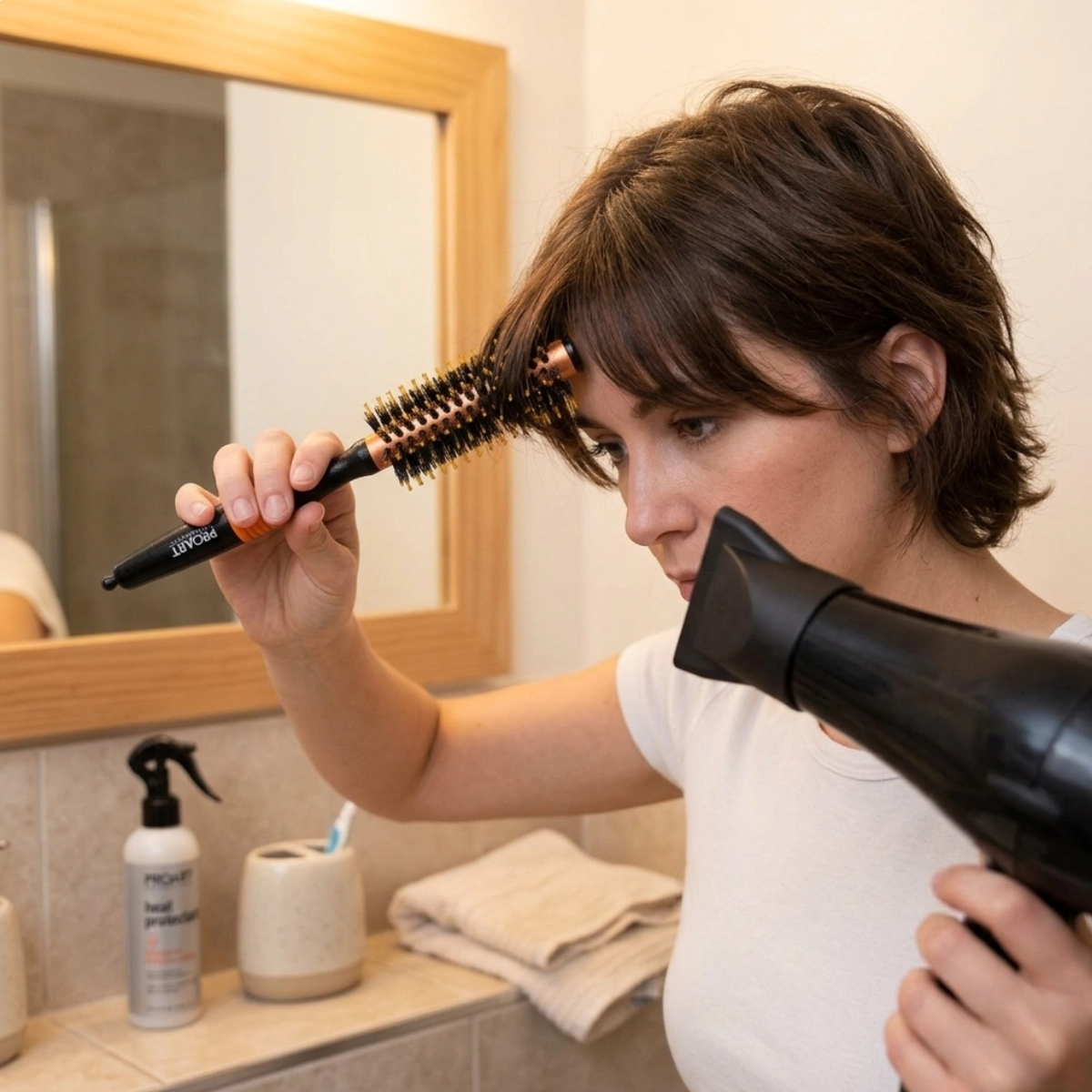 ESCOVA DE CABELO METALICA PRO LARANJA 15MM TÉRMICA CERDAS DUPLAS ESCOVA DE CABELO METALICA PRO LARANJA 15MM TÉRMICA CERDAS DUPLAS