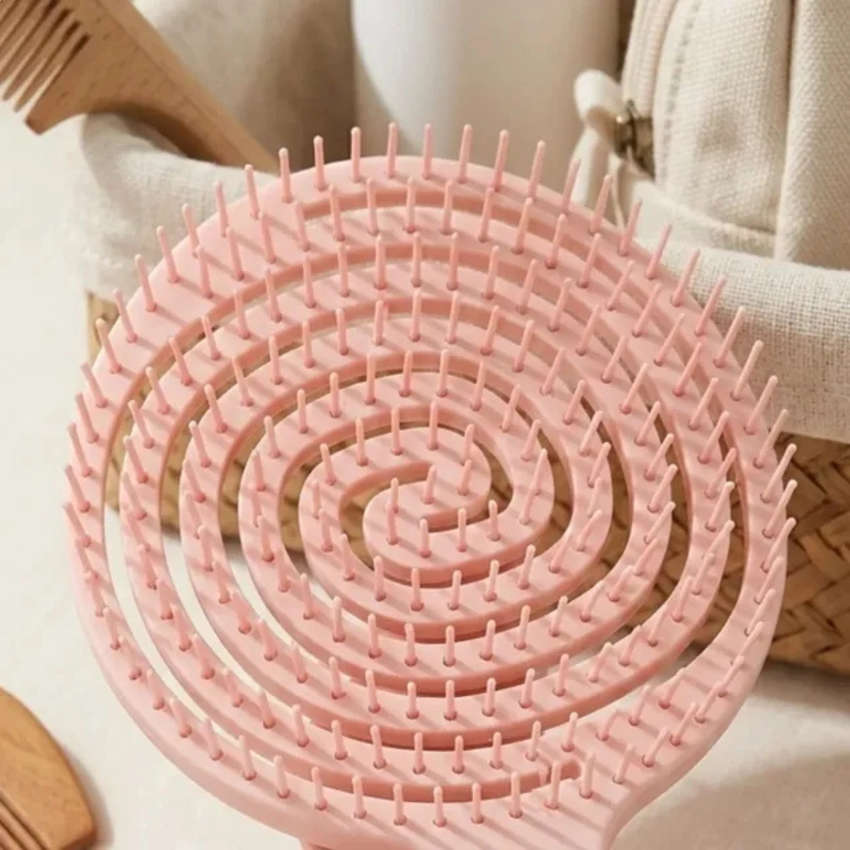 ESCOVA REDONDA DESEMBARAÇANTE EASY FLEXI ROSA PROART ESCOVA REDONDA DESEMBARAÇANTE EASY FLEXI ROSA PROART