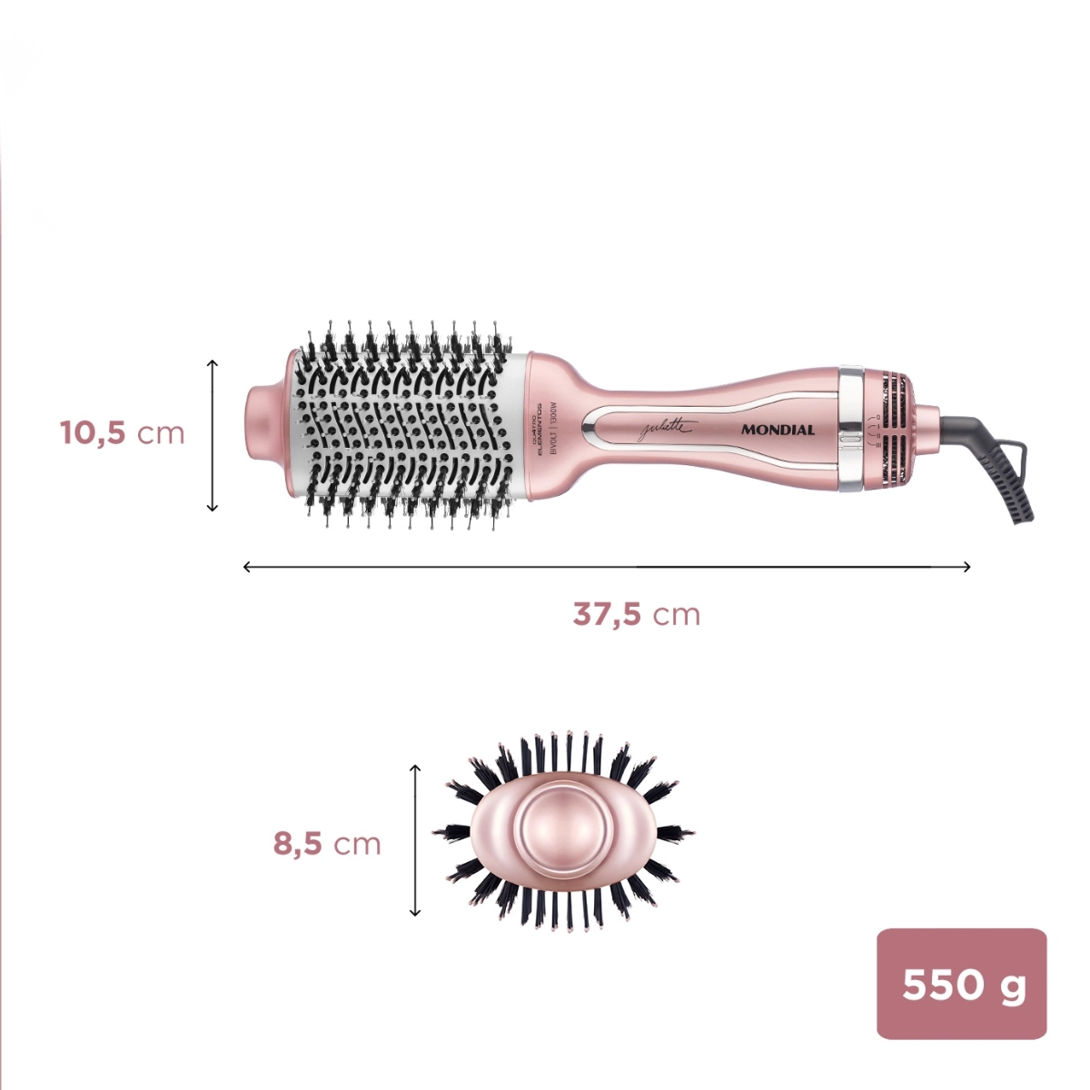 Escova Secadora Es-ju-01 Bivolt 