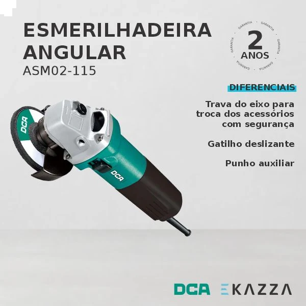 Esmerilhadeira Angular 4.1/2&#039;&#039; 710W Asm02-115 ? 127v