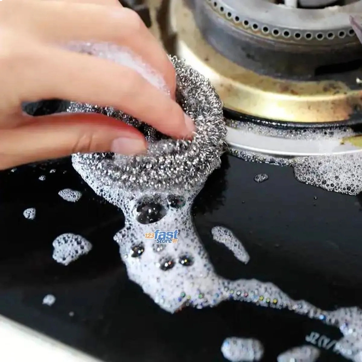 ESPONJA INOX LIMPEZA PESADA FLASH LIMP 3 PEÇAS FLASH LIMP