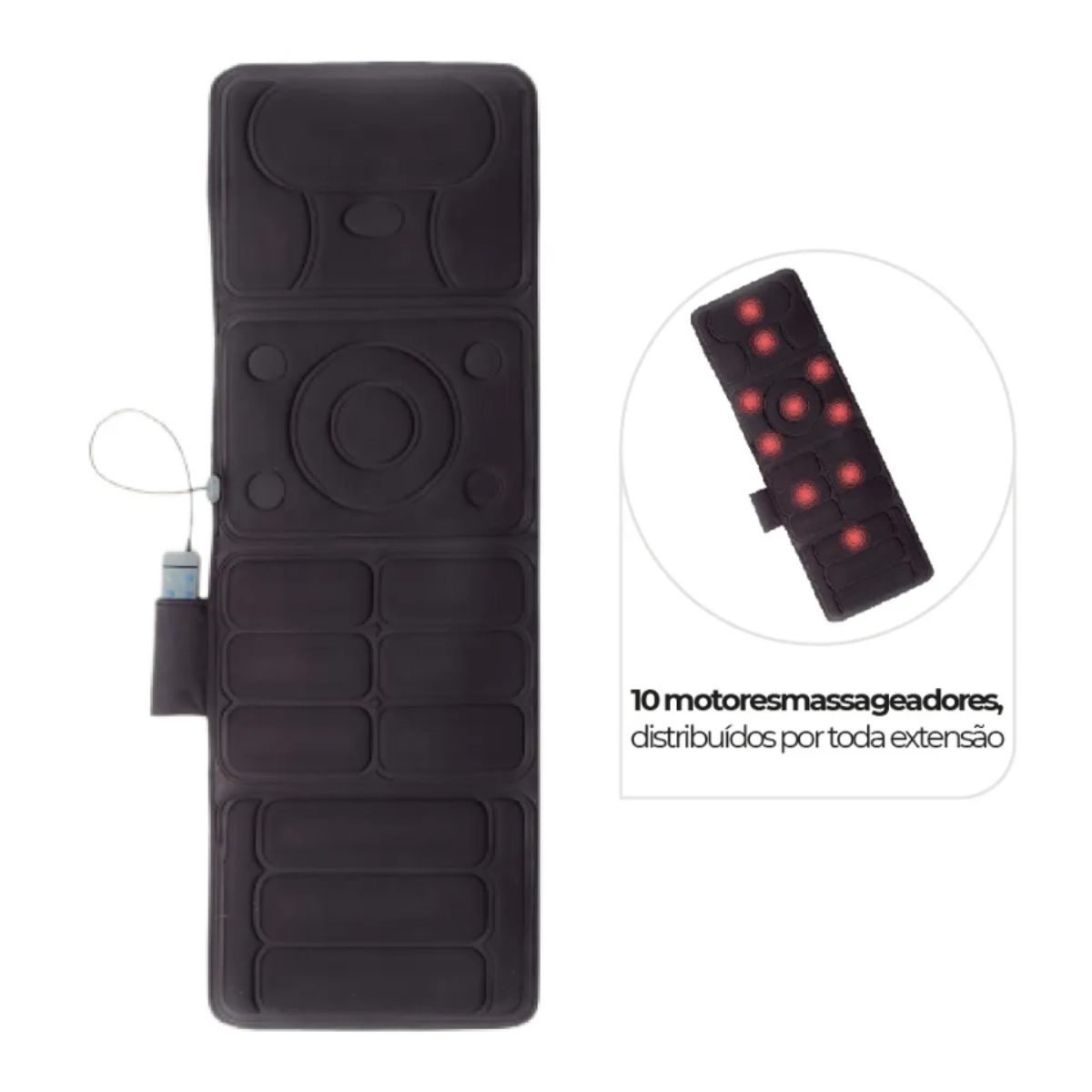 Esteira Massageadora Dellamed 10 Motores, Aquecimento e Bivolt Automático
Esteira Massageadora Dellamed 10 Motores, Aquecimento e Bivolt Automático