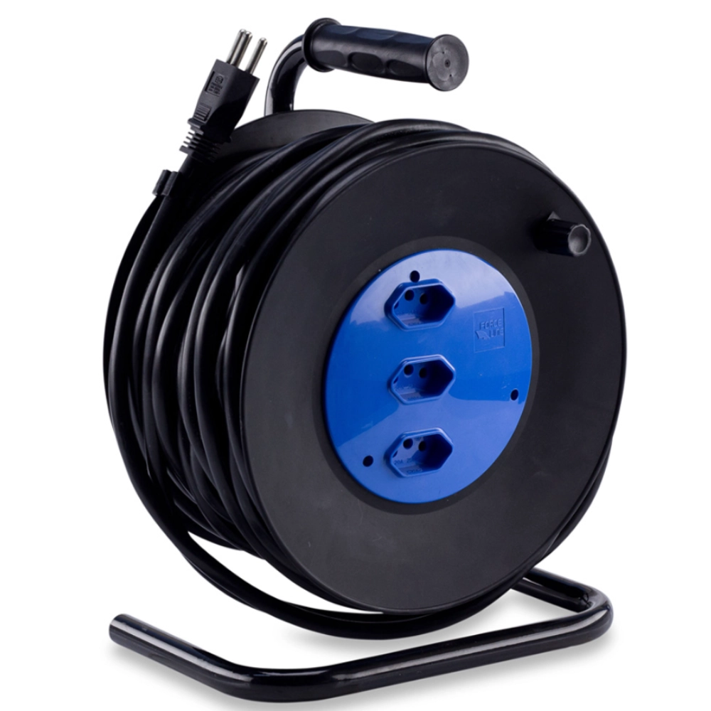 Extensão Tripolar Carretel 20a 30 Metros 3 Tom Forceline - Force Line