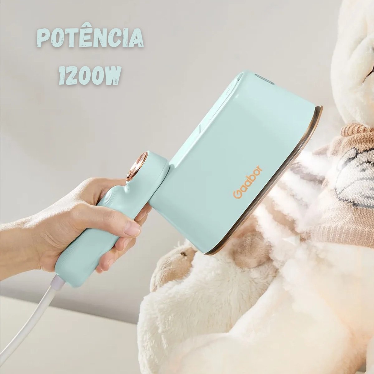 FERRO A VAPOR PORTATIL GAABOR 220V POCKET 2X1 1200W