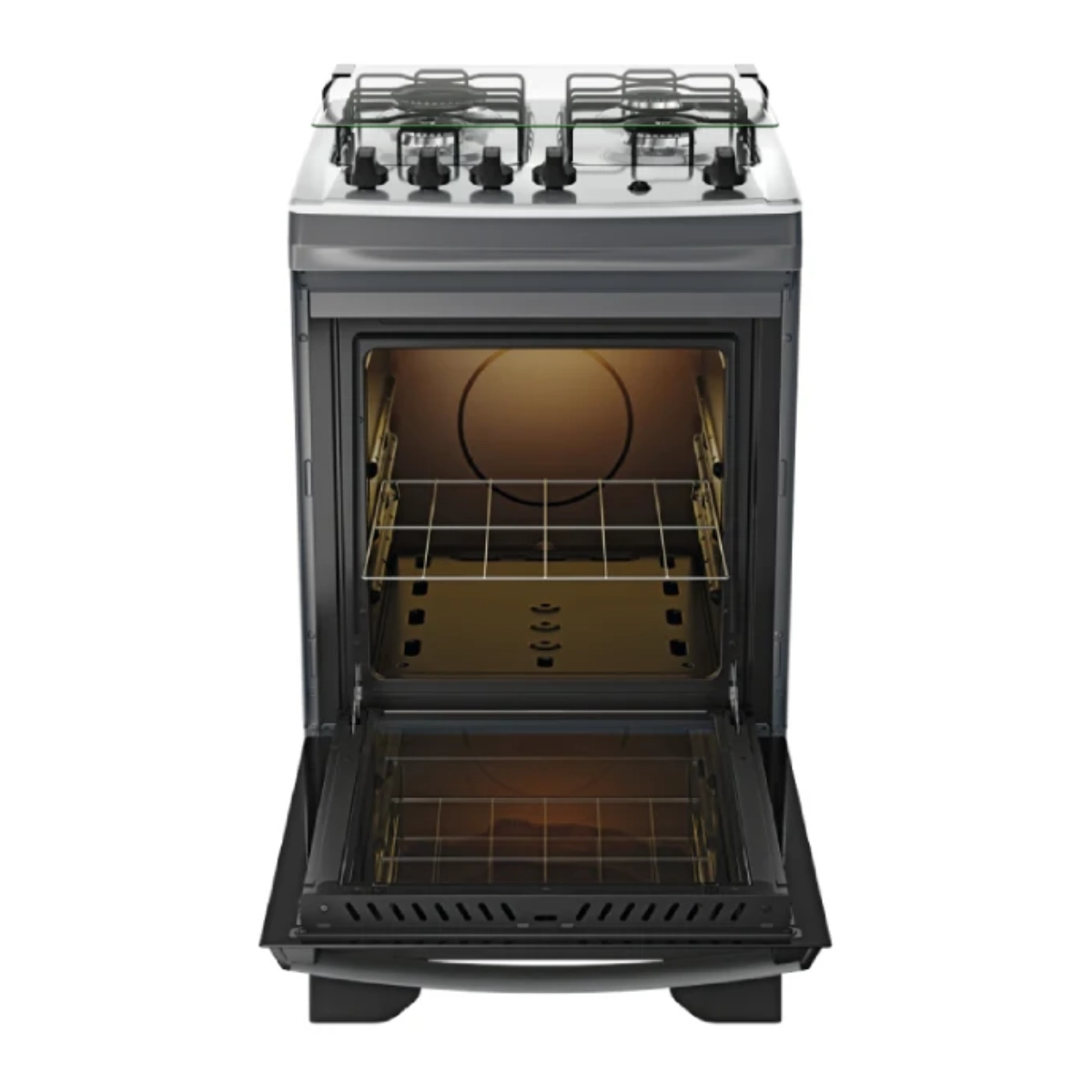 Fogão 4 Bocas Titanium com Mesa Inox Dako Supreme - bivolt 