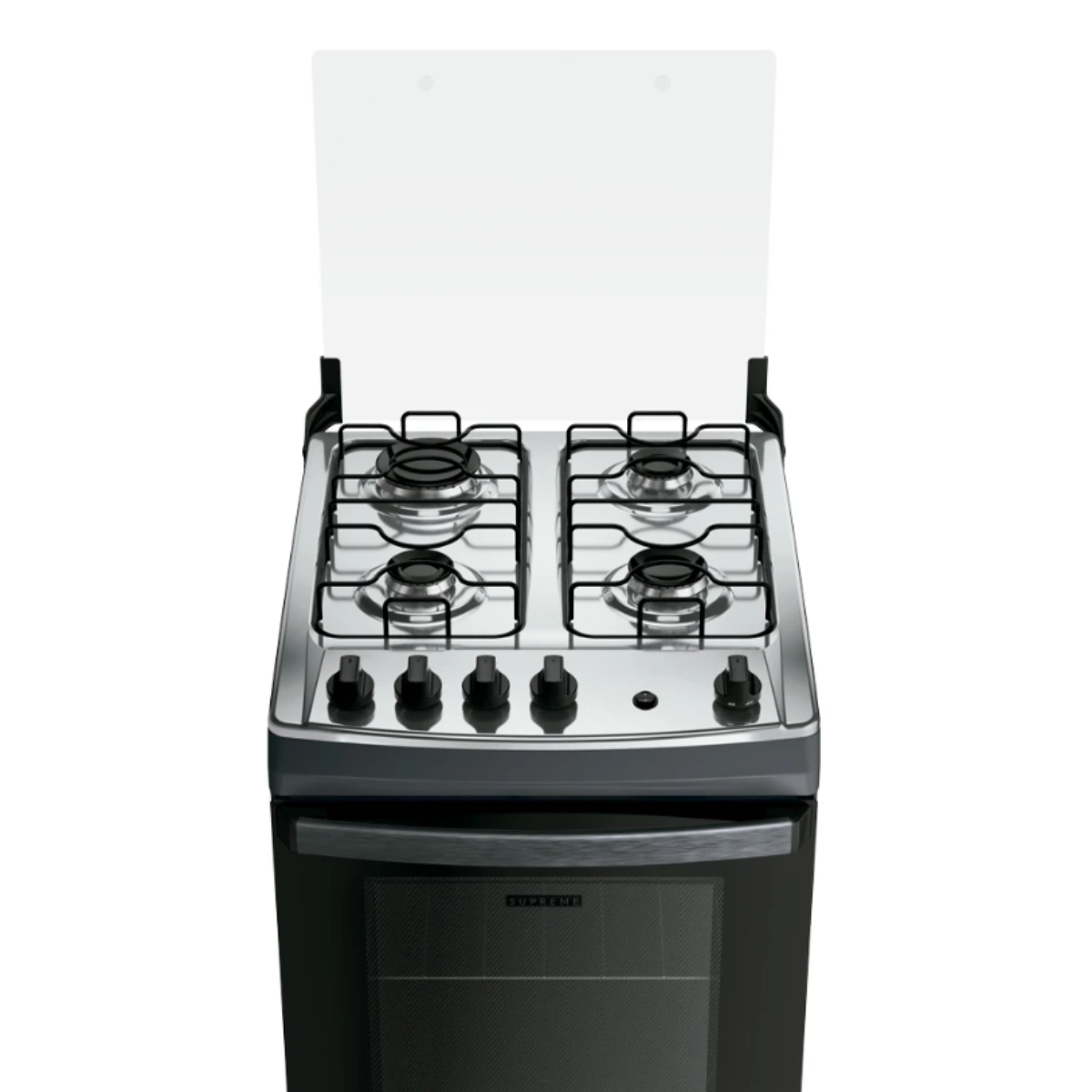 Fogão 4 Bocas Titanium com Mesa Inox Dako Supreme - bivolt 