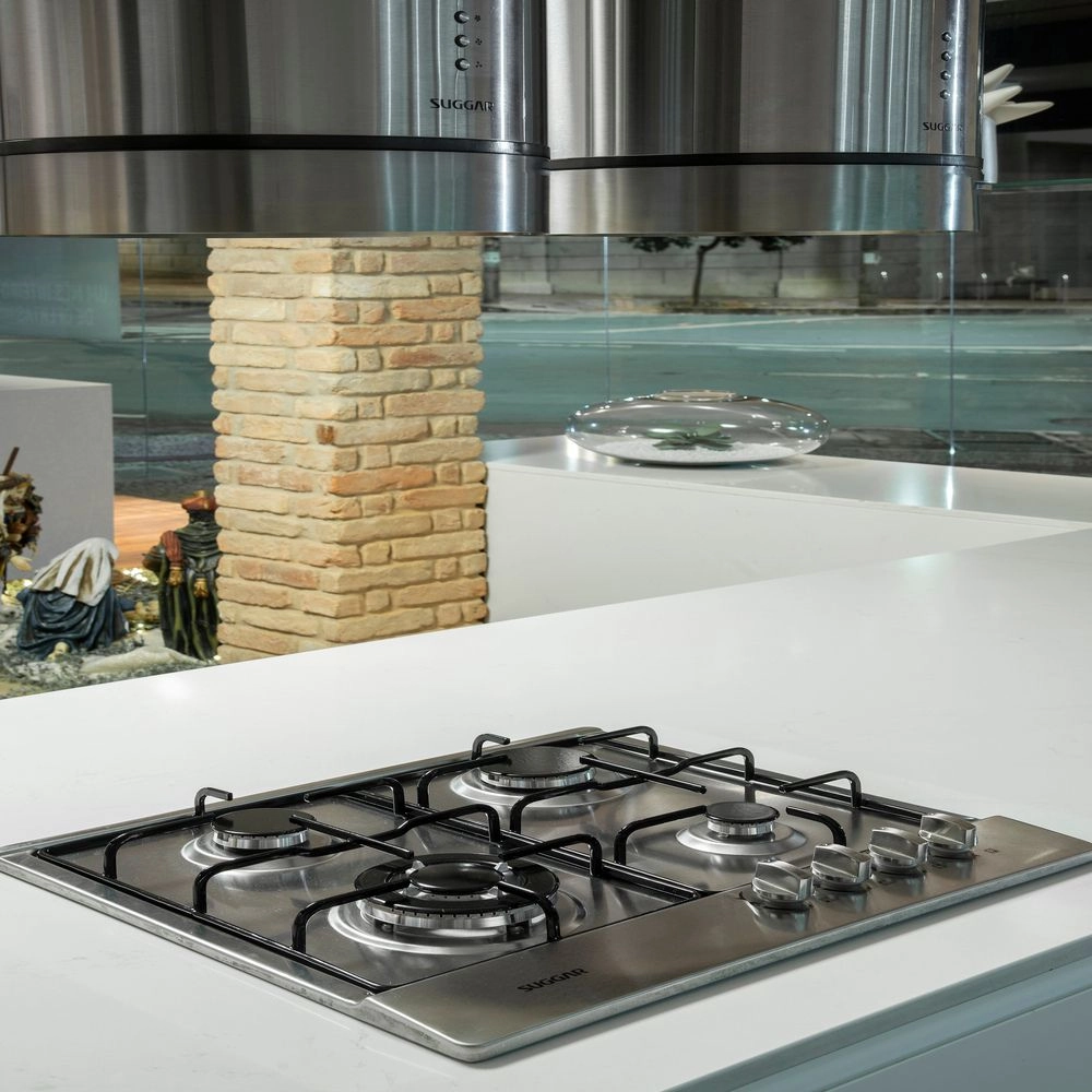 FOGÃO COOKTOP A GÁS 4 BOCAS INOX TRIPLA-CHAMA SUGGAR FG4134IX BIVOLT