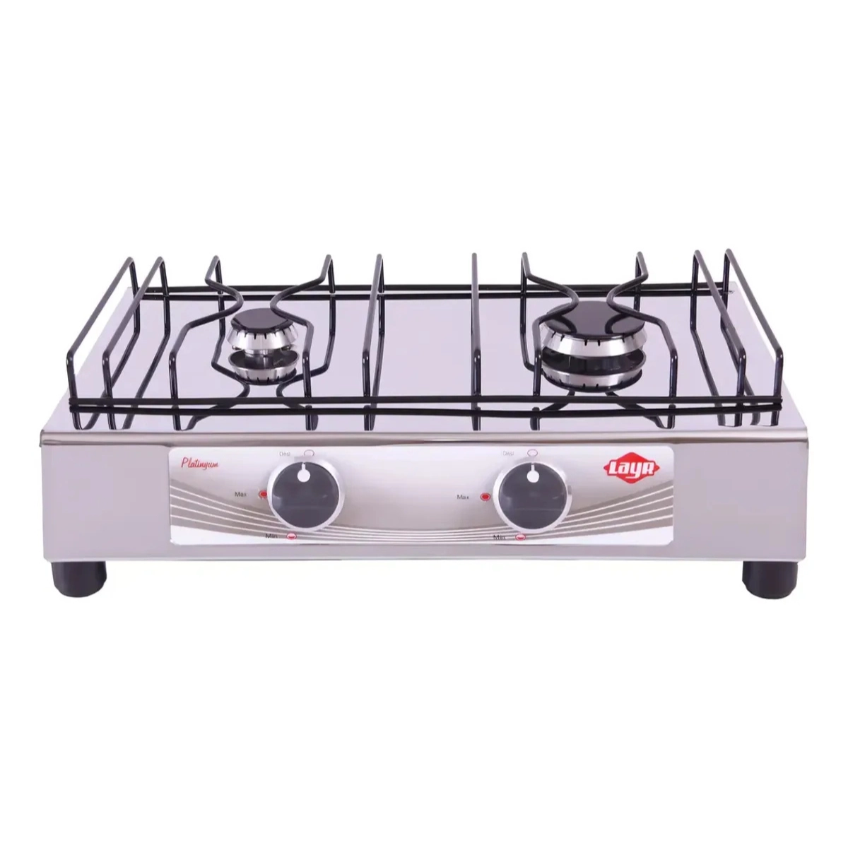 FOGÃO DE MESA LAYR GAS 2 BOCAS PLATINYUM AÇO INOX FOGÃO DE MESA LAYR GAS 2 BOCAS PLATINYUM AÇO INOX