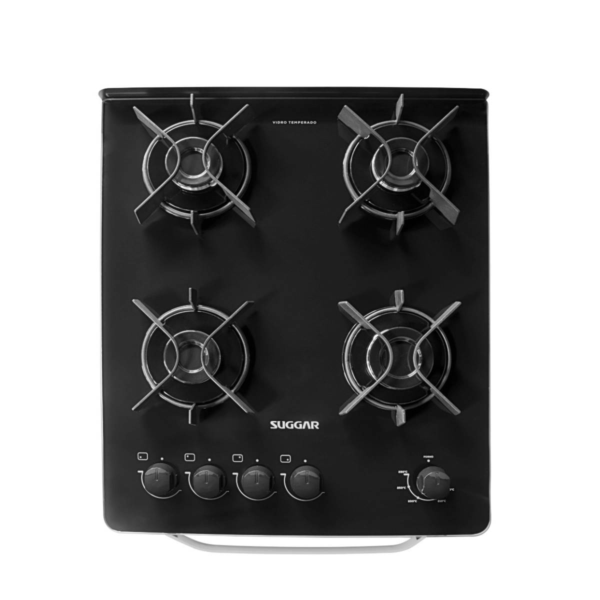 FOGAO BEST GLASS 4 BOCAS PRIX BIVOLT FORNO SUGGAR 56LITROS