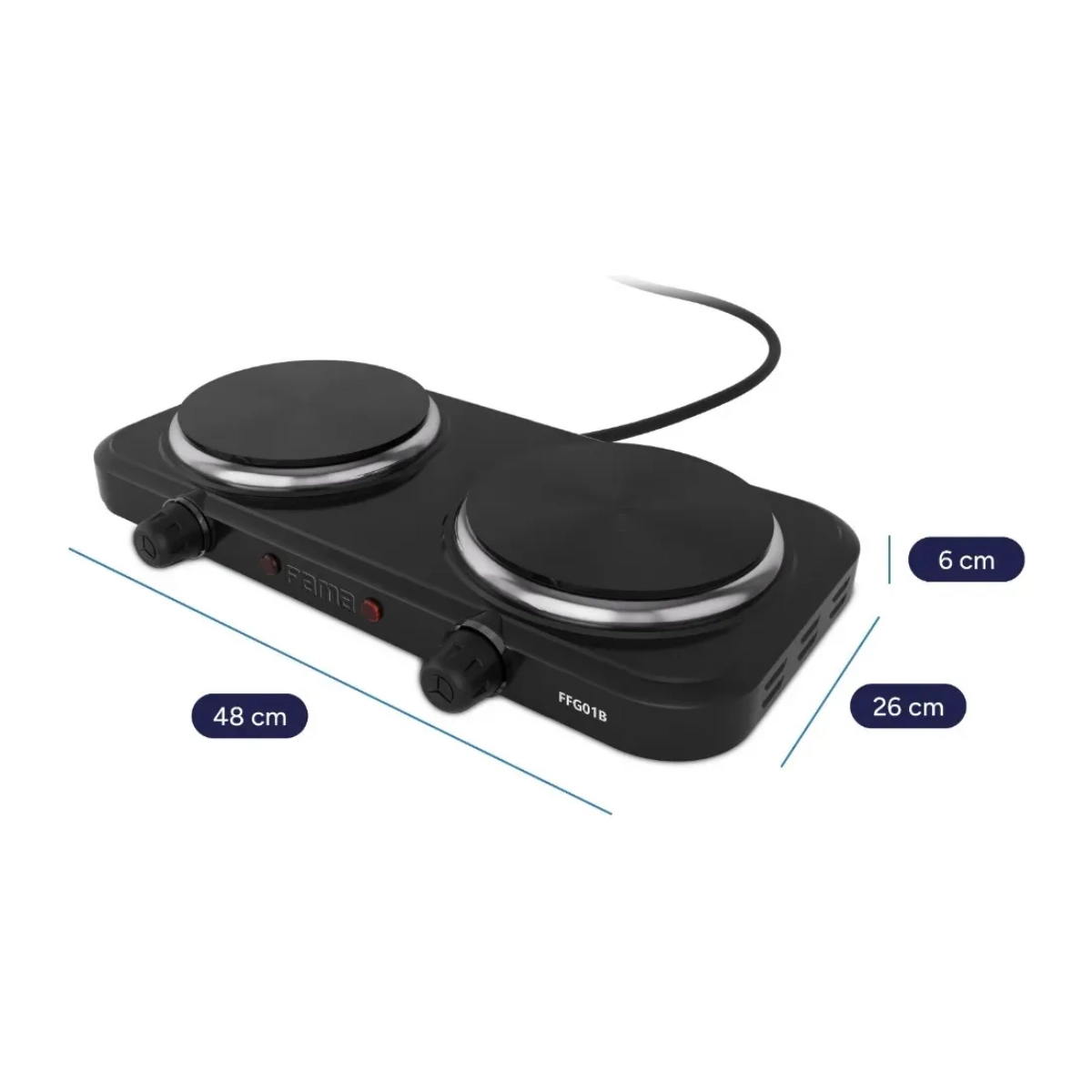 FOGAO ELETRICO DE MESA FAME 2 BOCAS COOKTOP 2000W 220V FOGAO ELETRICO DE MESA FAME 2 BOCAS COOKTOP 2000W 220V