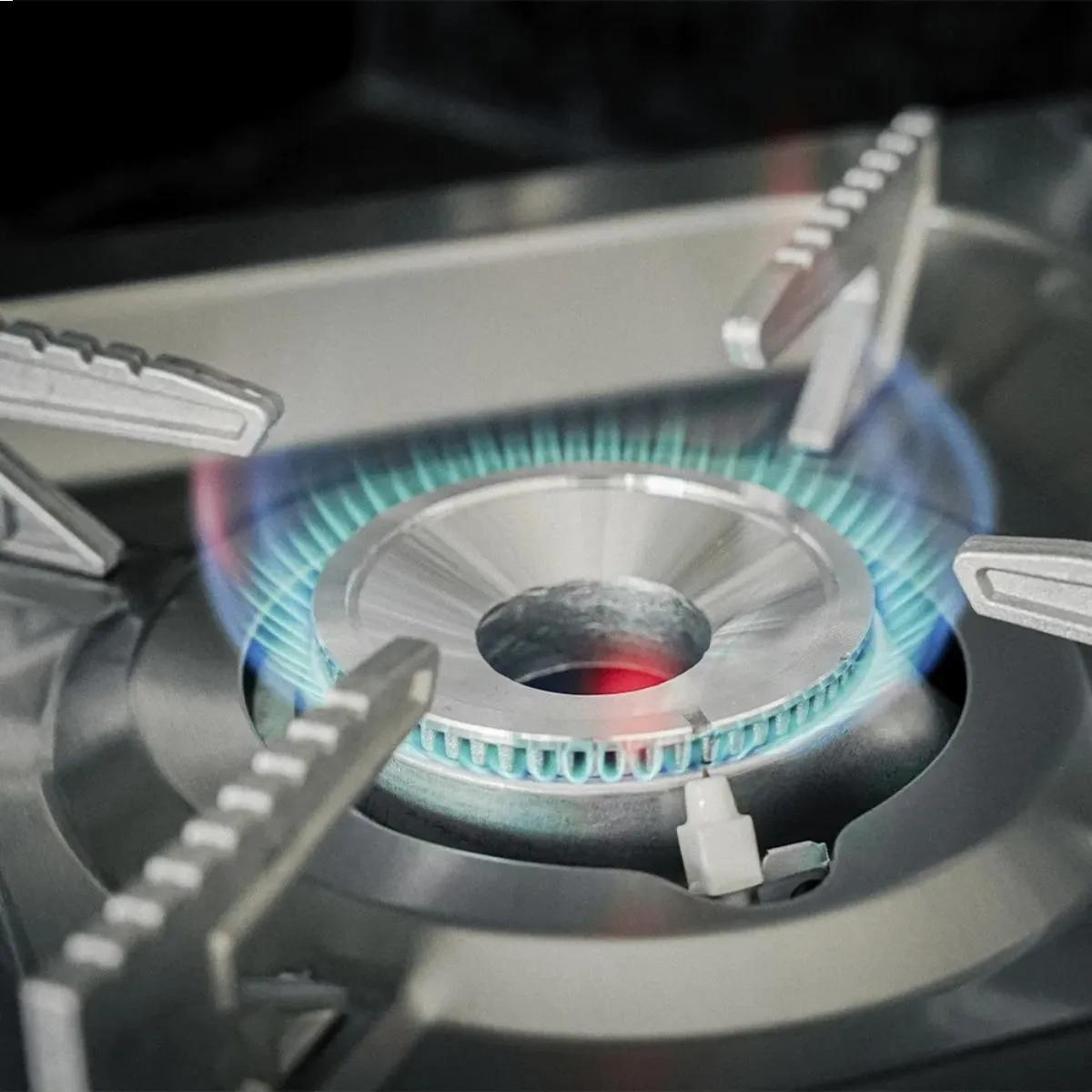 FOGAREIRO 1 BOCA AUTOMATICO FLEX FUEL NAUTIKA EM INOX