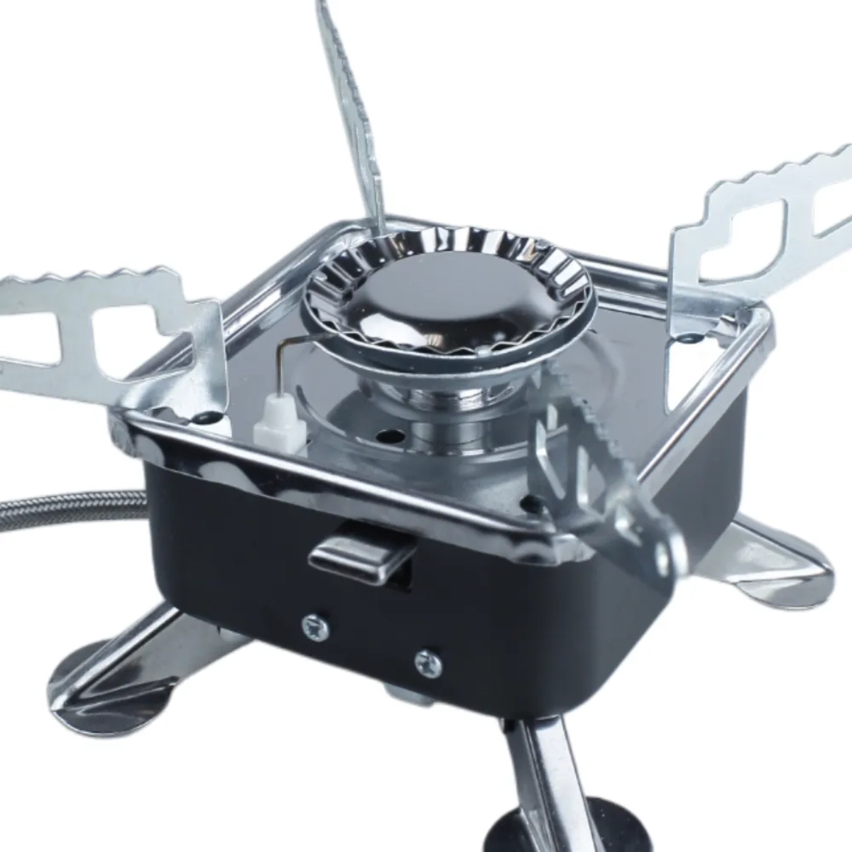 FOGAREIRO A GÁS PORTATIL NAUTIKA PRATA COM REGULAGEM