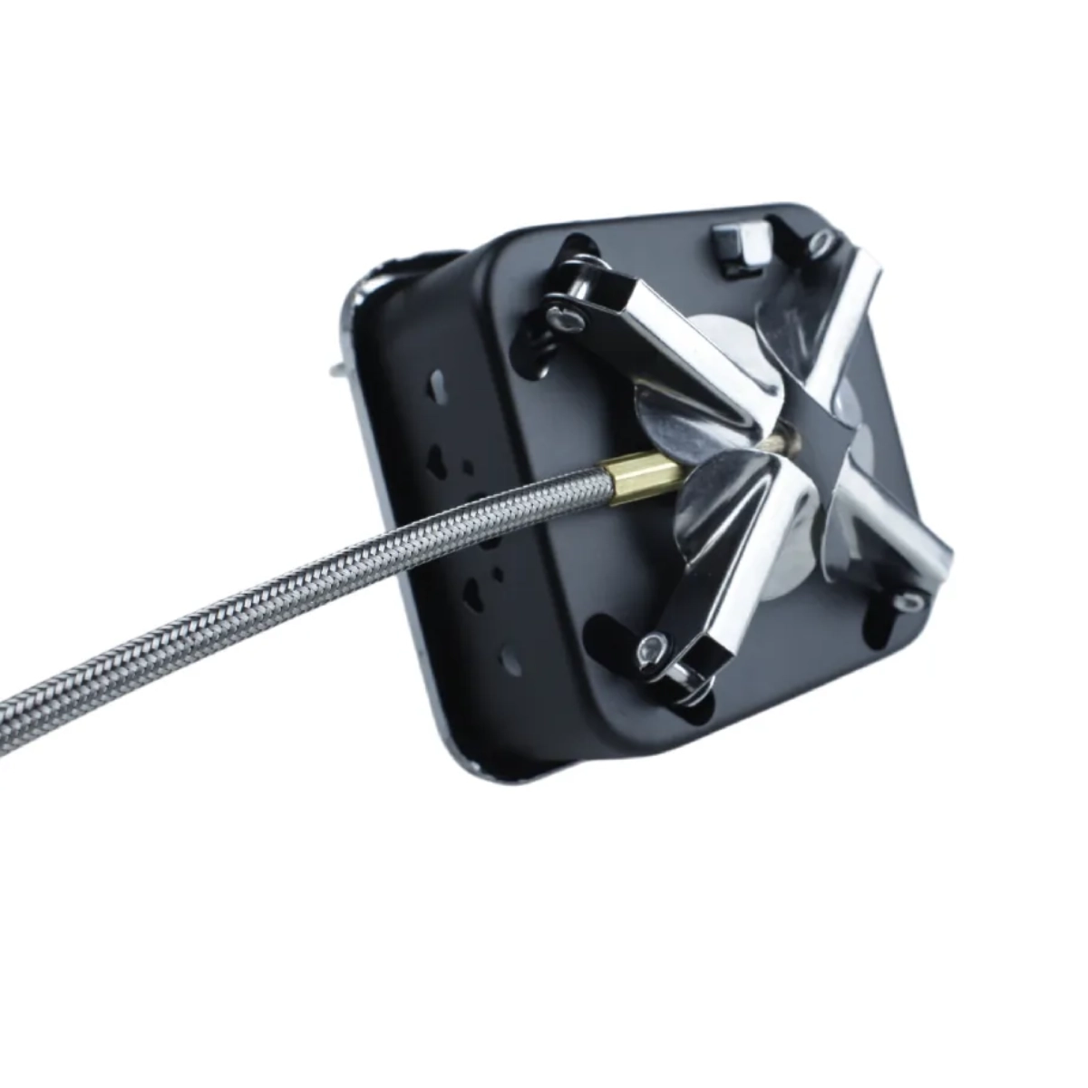 FOGAREIRO A GÁS PORTATIL NAUTIKA PRATA COM REGULAGEM