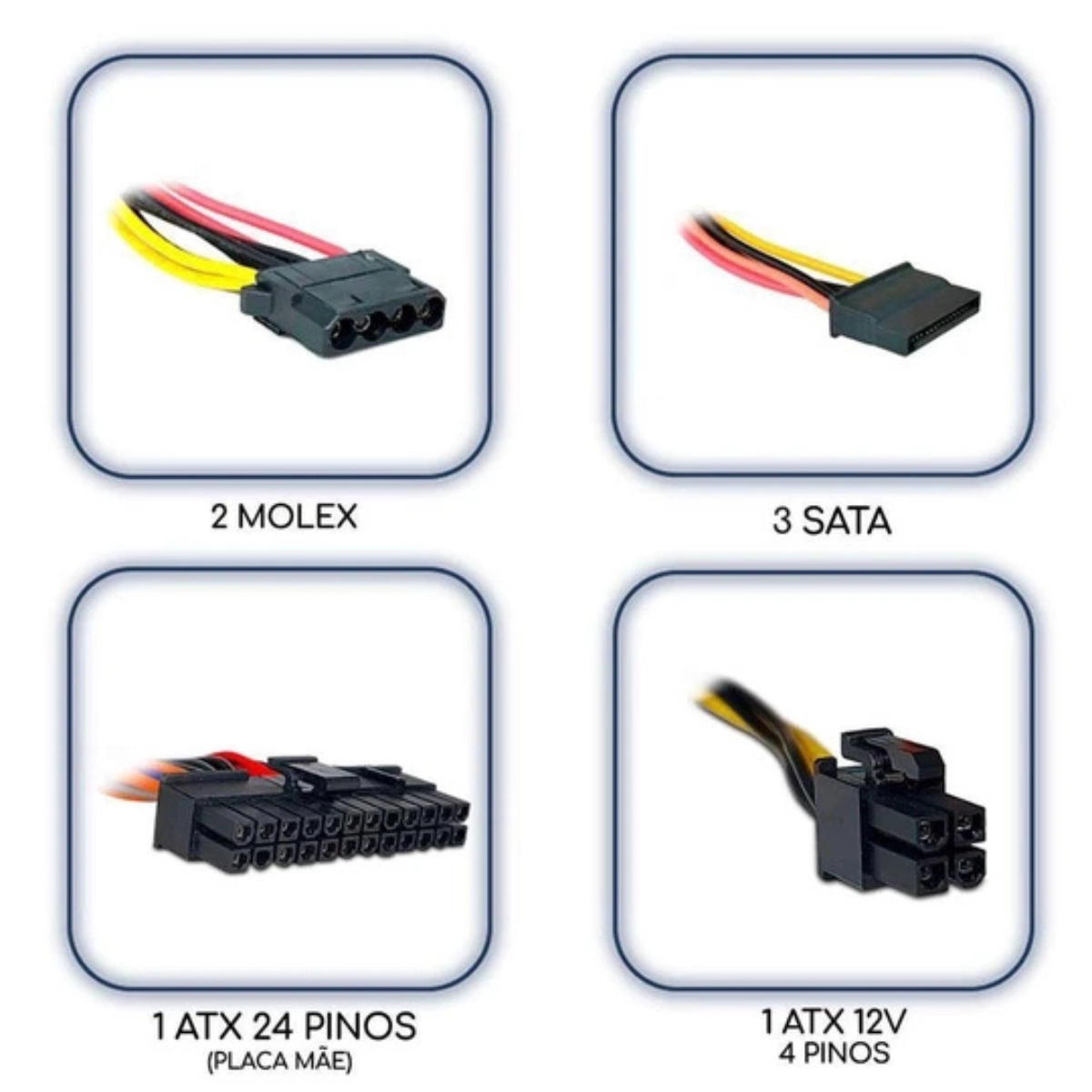 FONTE ATX 350W REAL BRAZILPC BPC-325V.2 24 PINOS OEM FONTE ATX 350W REAL BRAZILPC BPC-325V.2 24 PINOS OEM