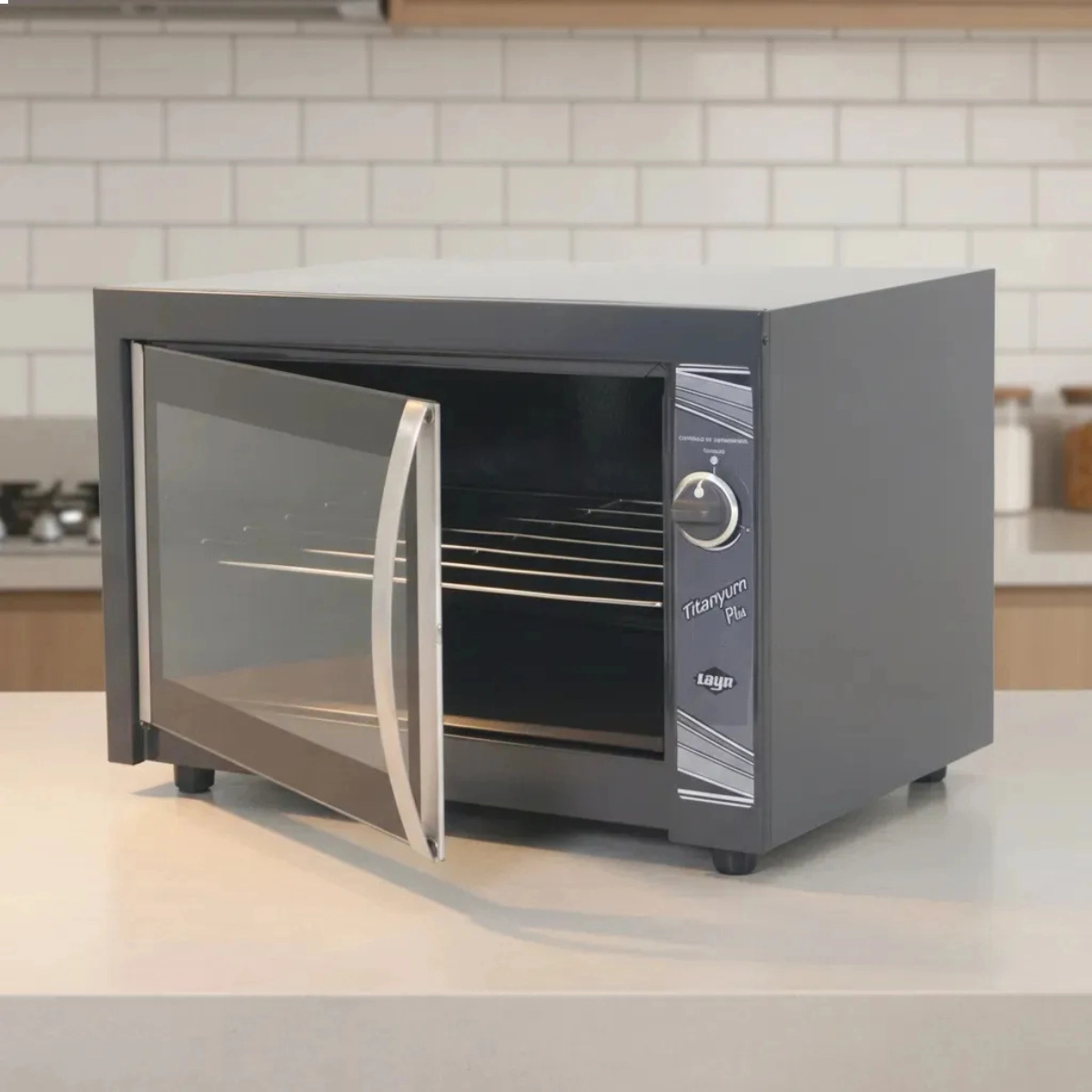 FORNO DE BANCADA A GAS INDUSTRIAL TITANYUM PLUS 52L LAYR