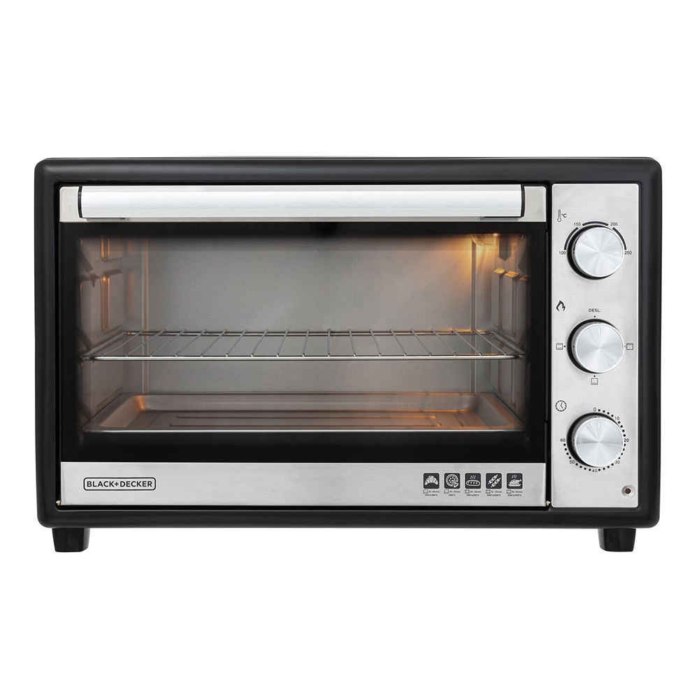 Forno de Bancada Tamanho Família Black Decker 46 Litros C/ Iluminação Interna 127v